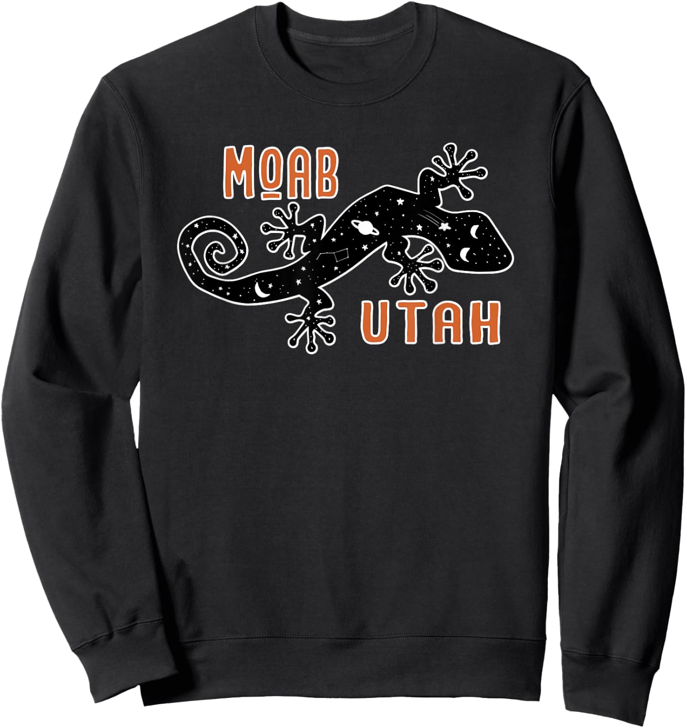 MOAB UTAH T Shirt women boys girls tourist gift Sweatshirt - Sweatshirt | Black