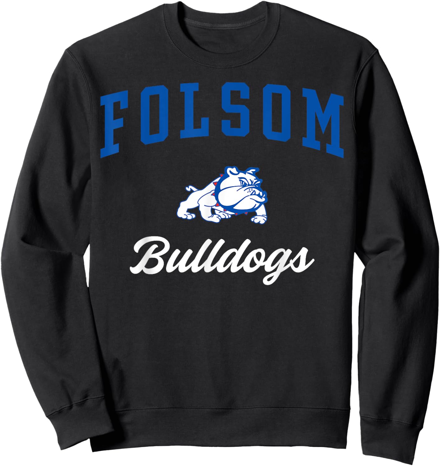 Folsom High School Bulldogs C3 Sweatshirt - Sweatshirt | Black