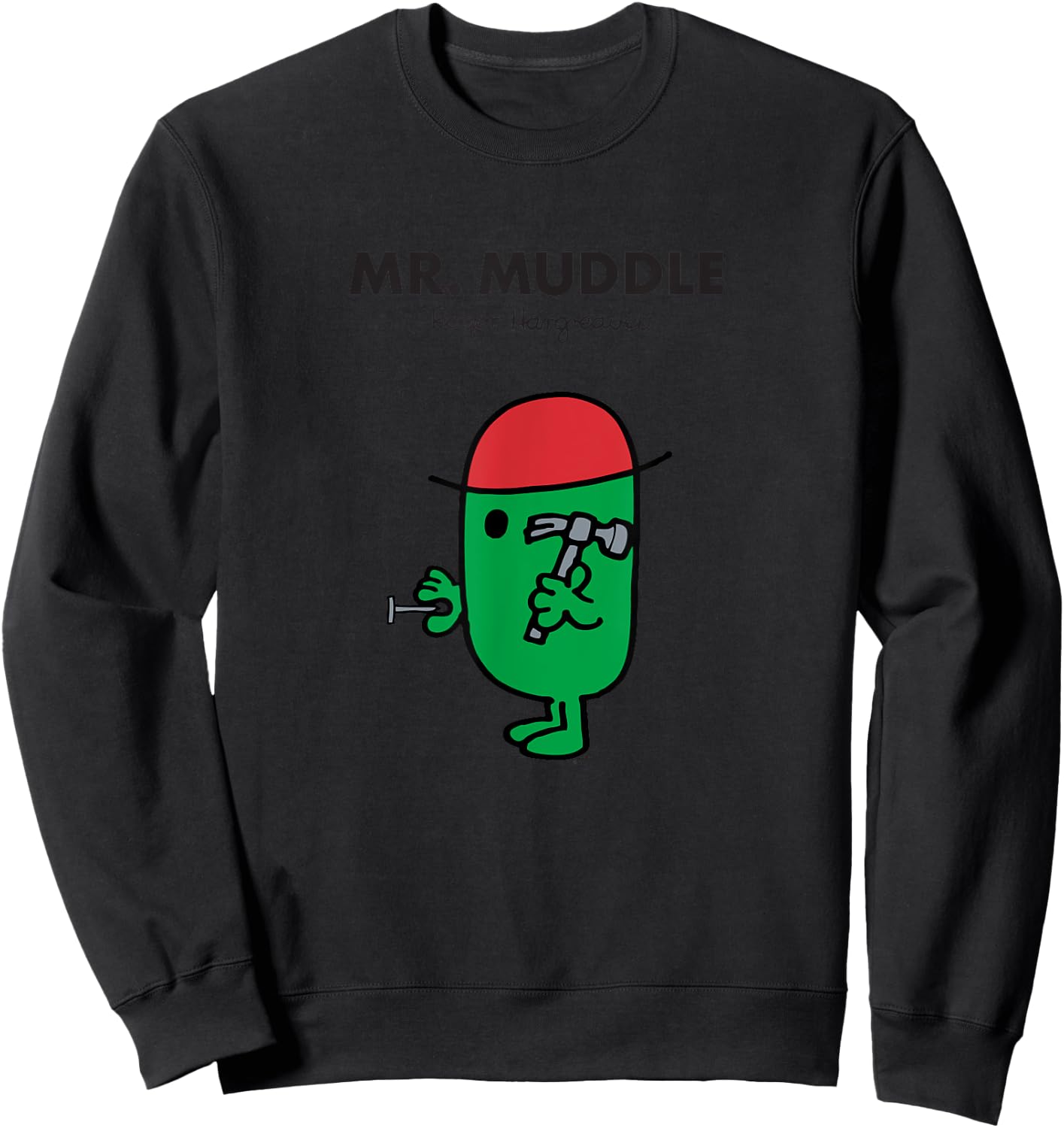 Mr. Men Mr. Muddle Sweatshirt - Sweatshirt | Black