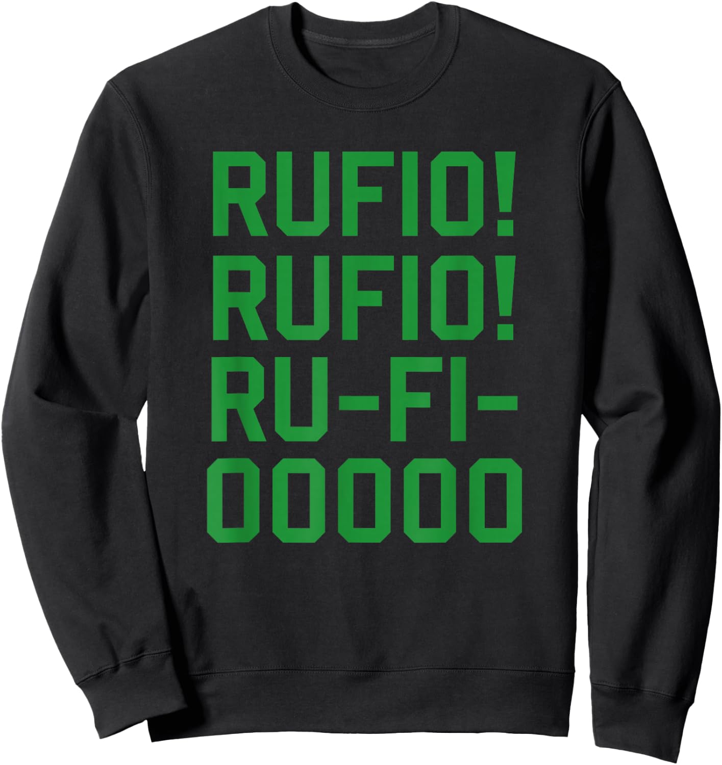 Rufio Ru Fi Ooooo Sweatshirt - Sweatshirt | Black