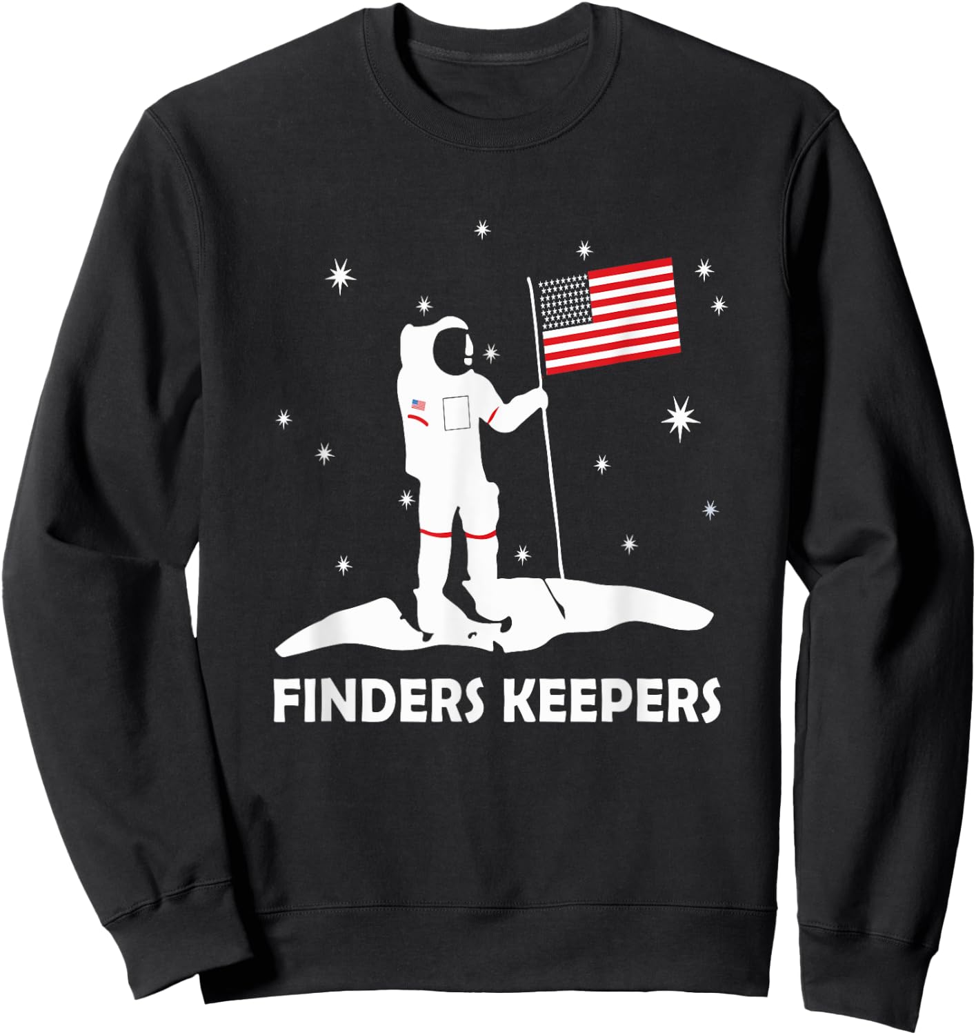 Finders Keepers Man Walking on Moon Sweatshirt - Sweatshirt | Black