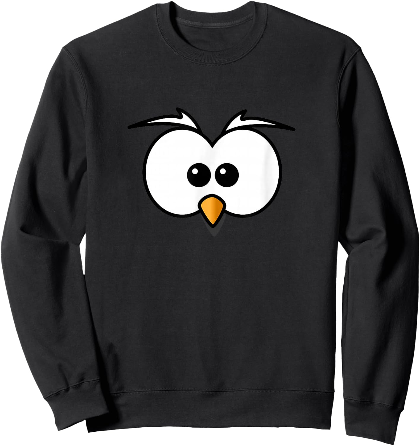 Angry Sneaky Bird Eyes Sweatshirt - Sweatshirt | Black
