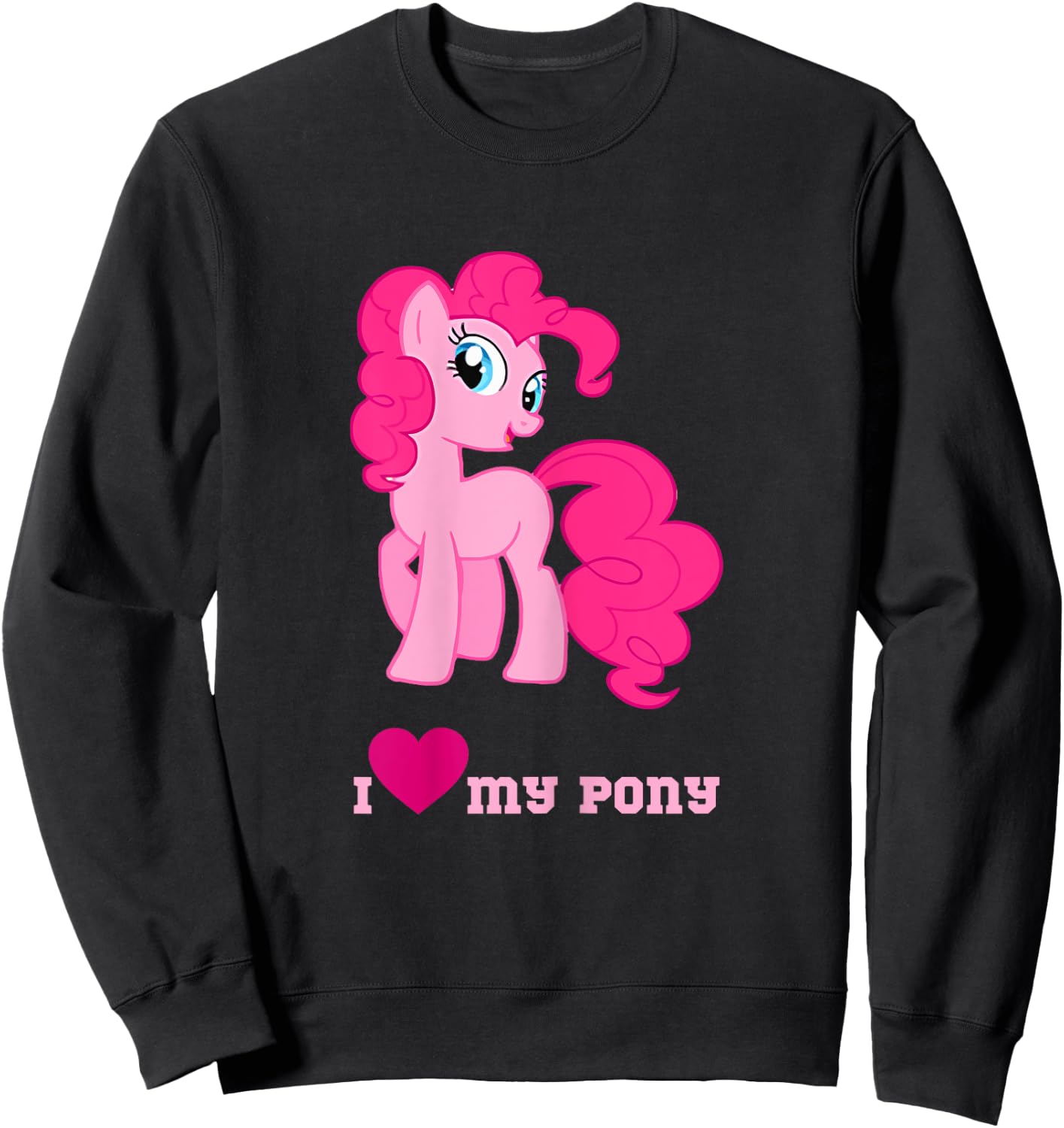 I love my cute little pony Fantasy pet Sweatshirt - Sweatshirt | Black