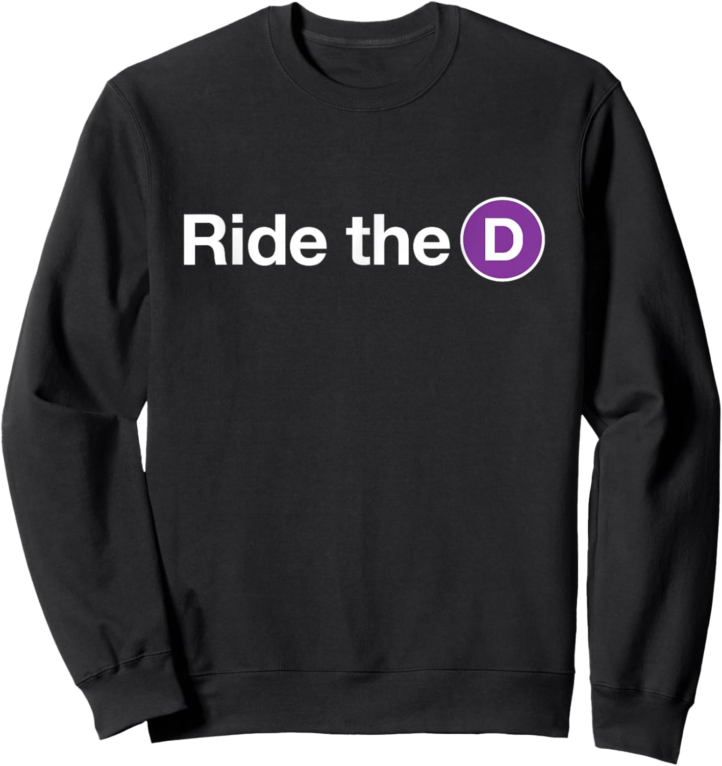 Ride the D Metro Sweatshirt - Sweatshirt | Black
