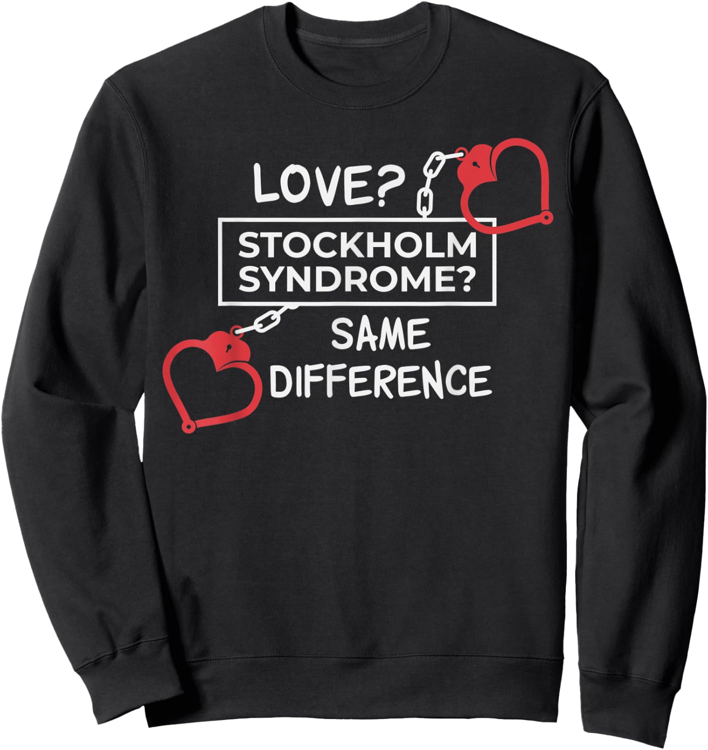 Captive of Love Stockholm Relationship Sweatshirt - Sweatshirt | Black