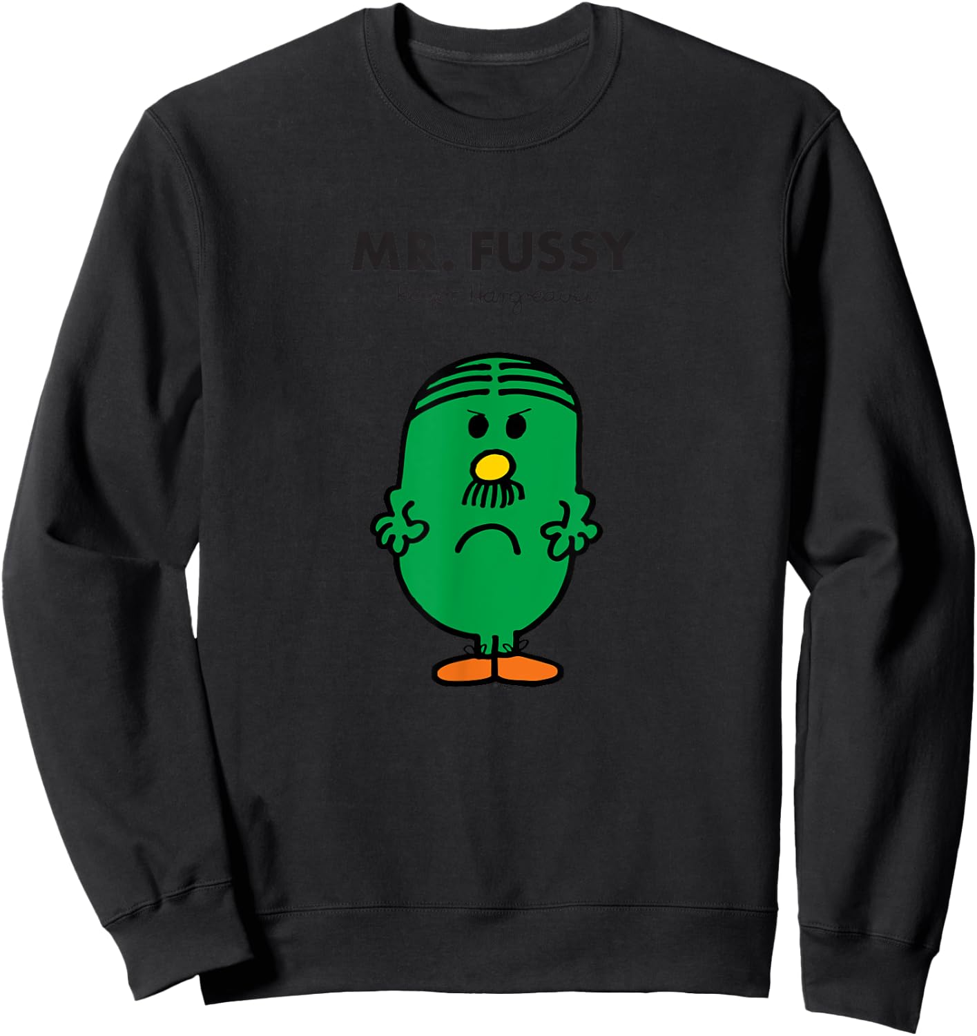 Mr. Men Mr. Fussy Sweatshirt - Sweatshirt | Black