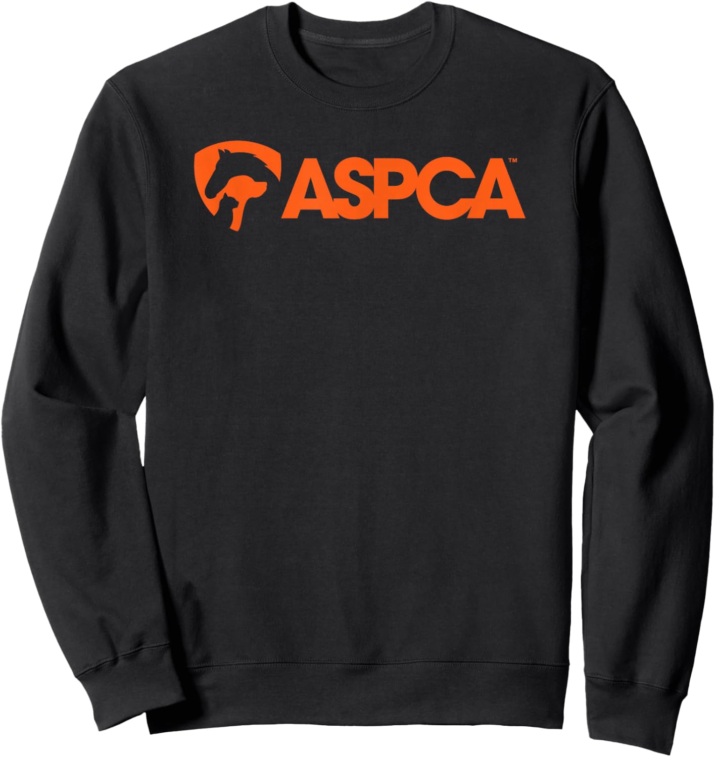 ASPCA -Adult Black Cotton Blend Classic Fit with ASPCA Logo Sweatshirt - Sweatshirt | Black