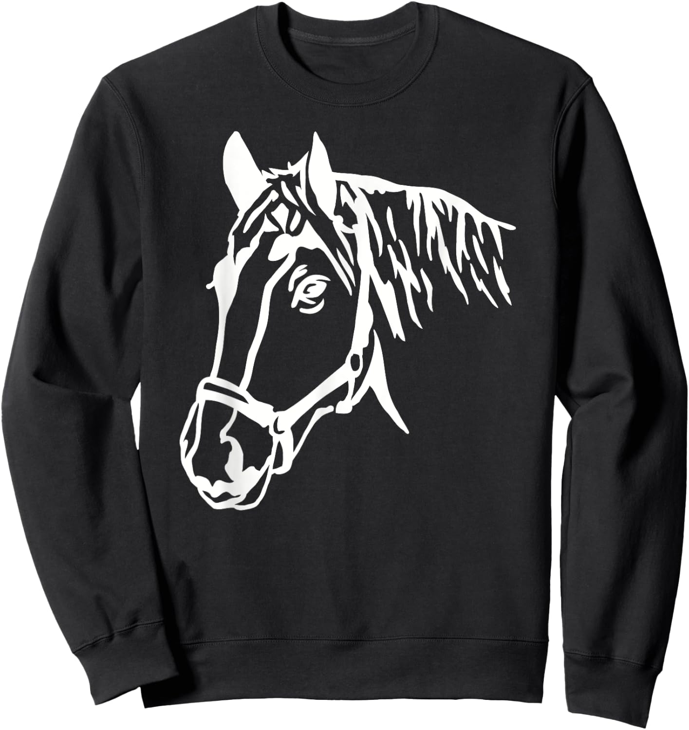 Horse head Sweatshirt - Sweatshirt | Black