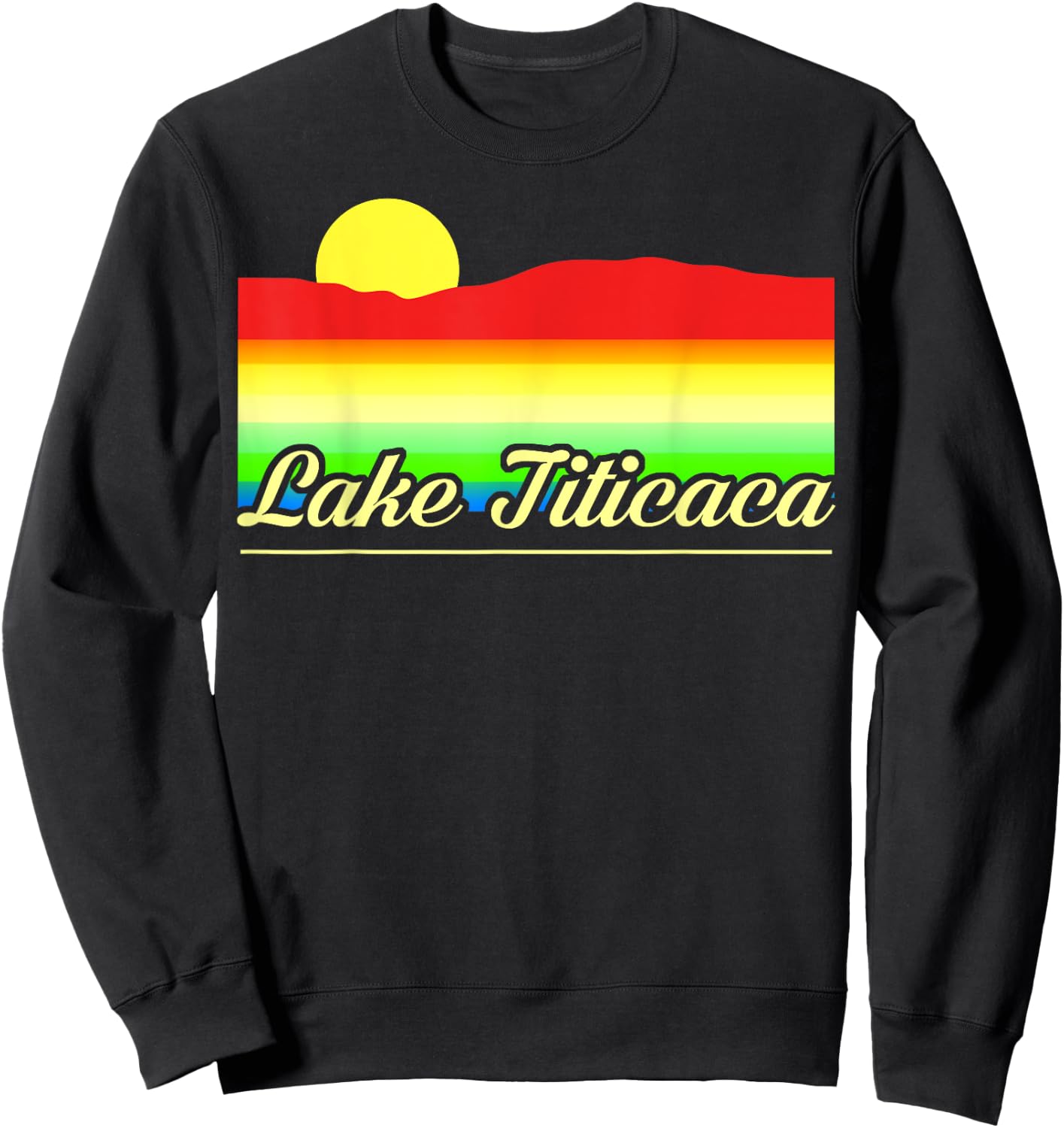 Lake Titicaca Funny Sweatshirt - Sweatshirt | Black