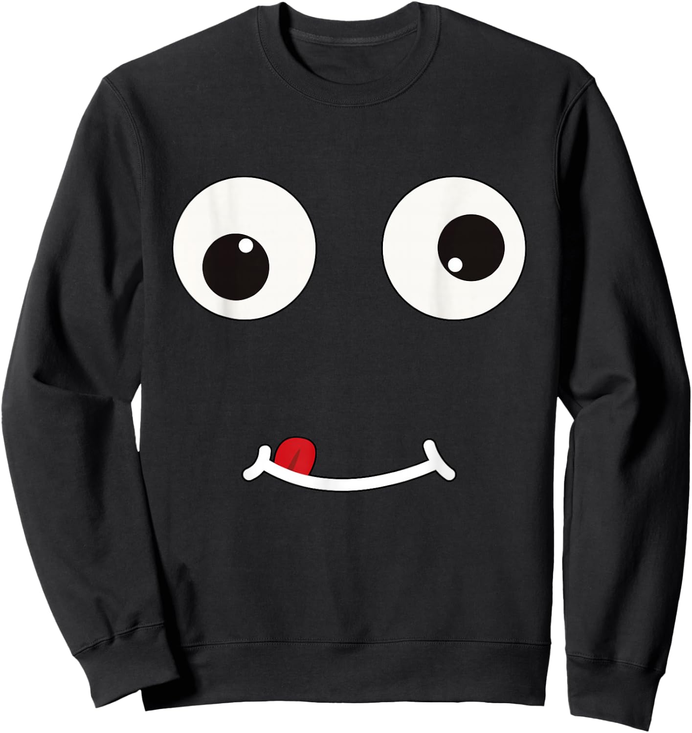 Monster Googly Eyes Costume Matching Group Pictures XC Track Sweatshirt - Sweatshirt | Black