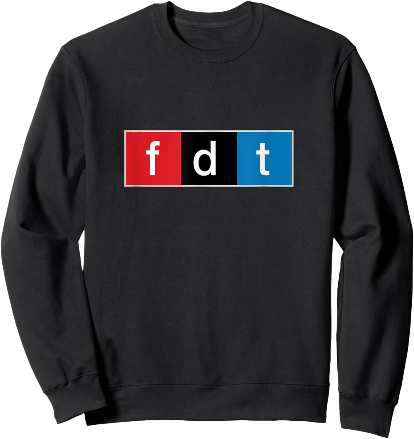 Foxtrot Delta Tango Protest Pun Sweatshirt - Sweatshirt | Black