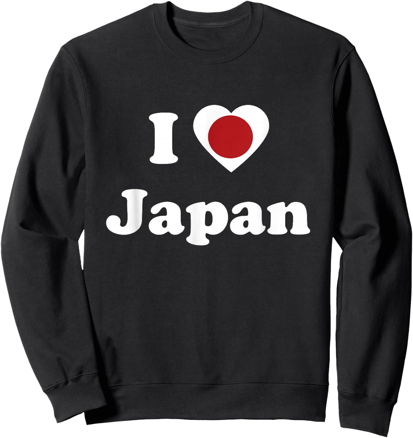 I Love Japan I Heart Japan Japanese Sweatshirt - Sweatshirt | Black