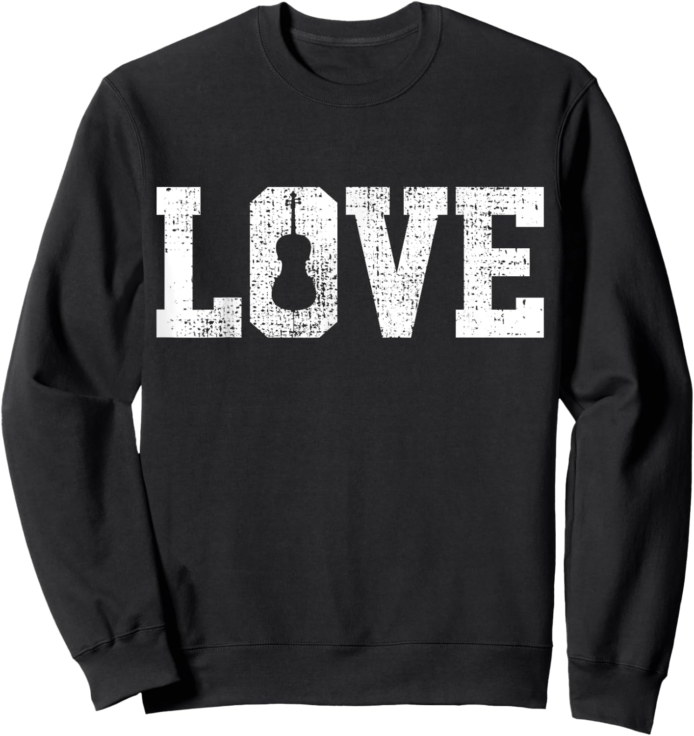 Violin Sweatshirt - Sweatshirt | Black