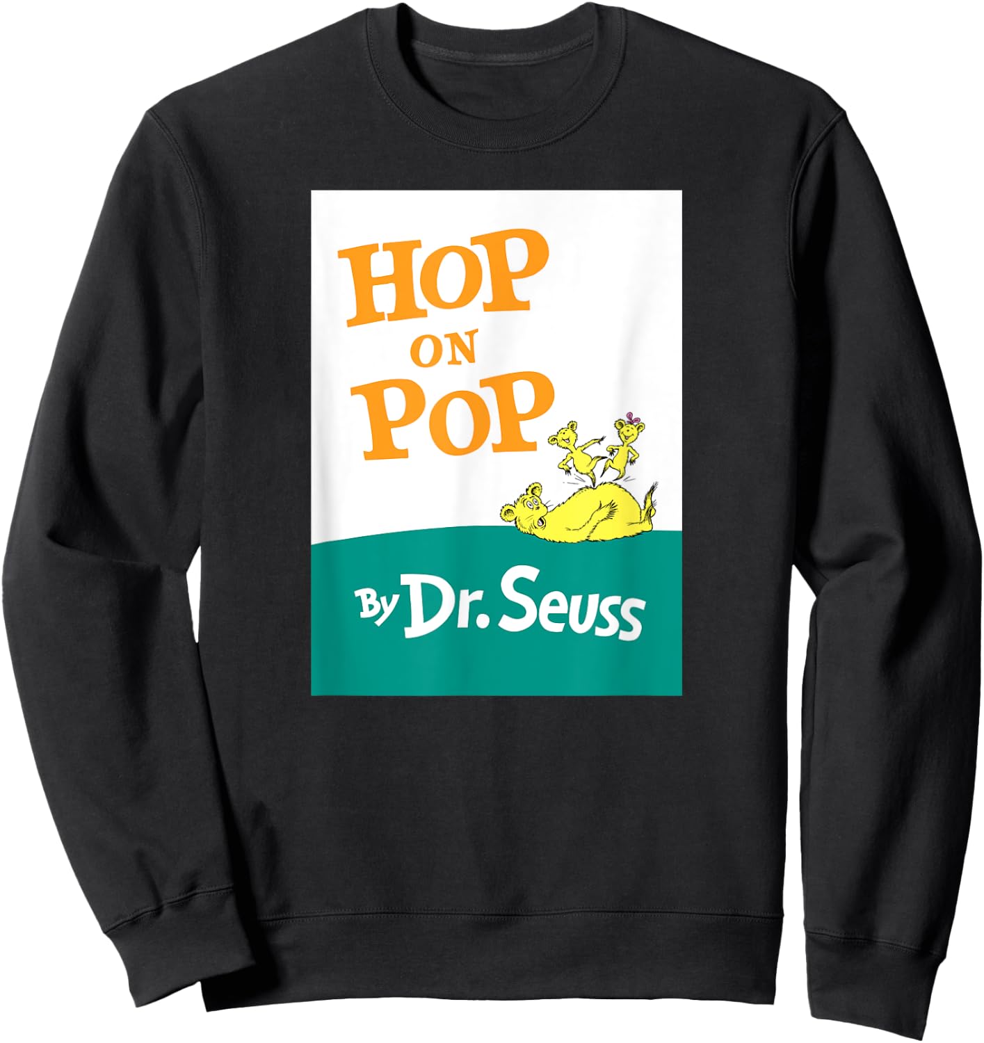 Dr. Seuss Hop On Pop Book Cover Sweatshirt - Sweatshirt | Black