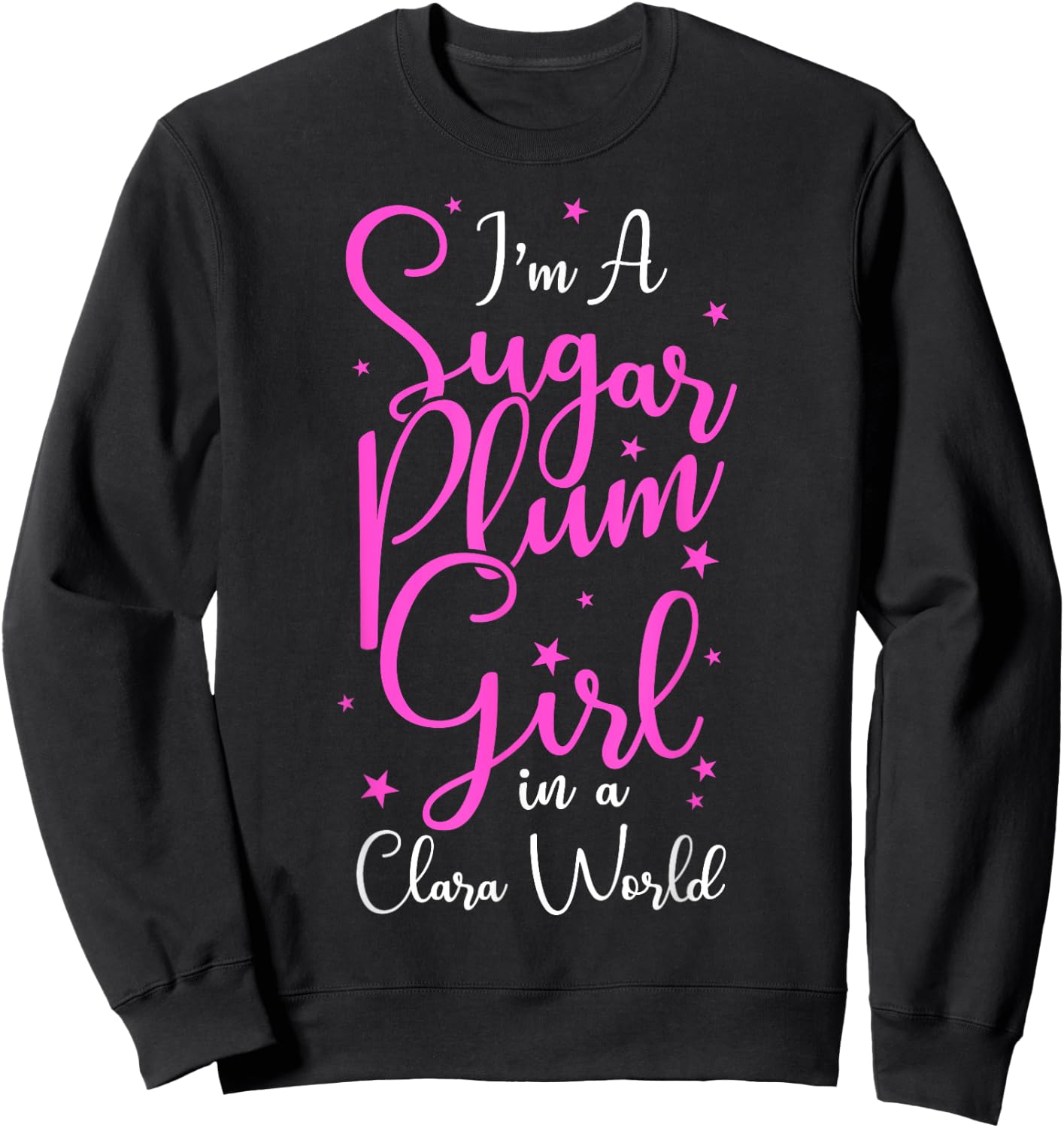 Nutcracker Sugar Plum Fairy Girl Ballet Sweatshirt - Sweatshirt | Black