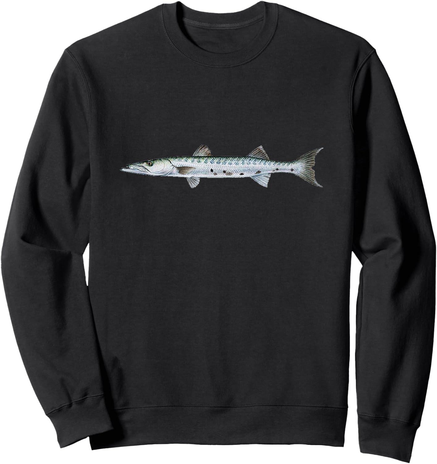 Barracuda Fish Sweatshirt - Sweatshirt | Black