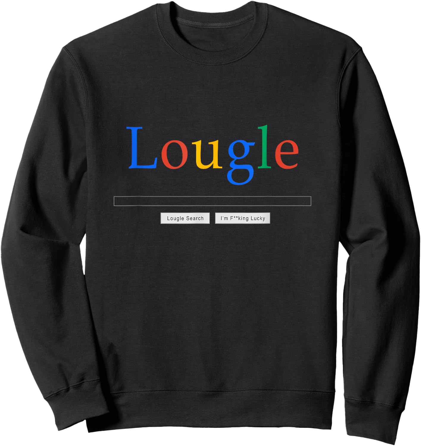 Lougle Search Funny Novelty Movie Parody Sweatshirt - Sweatshirt | Black