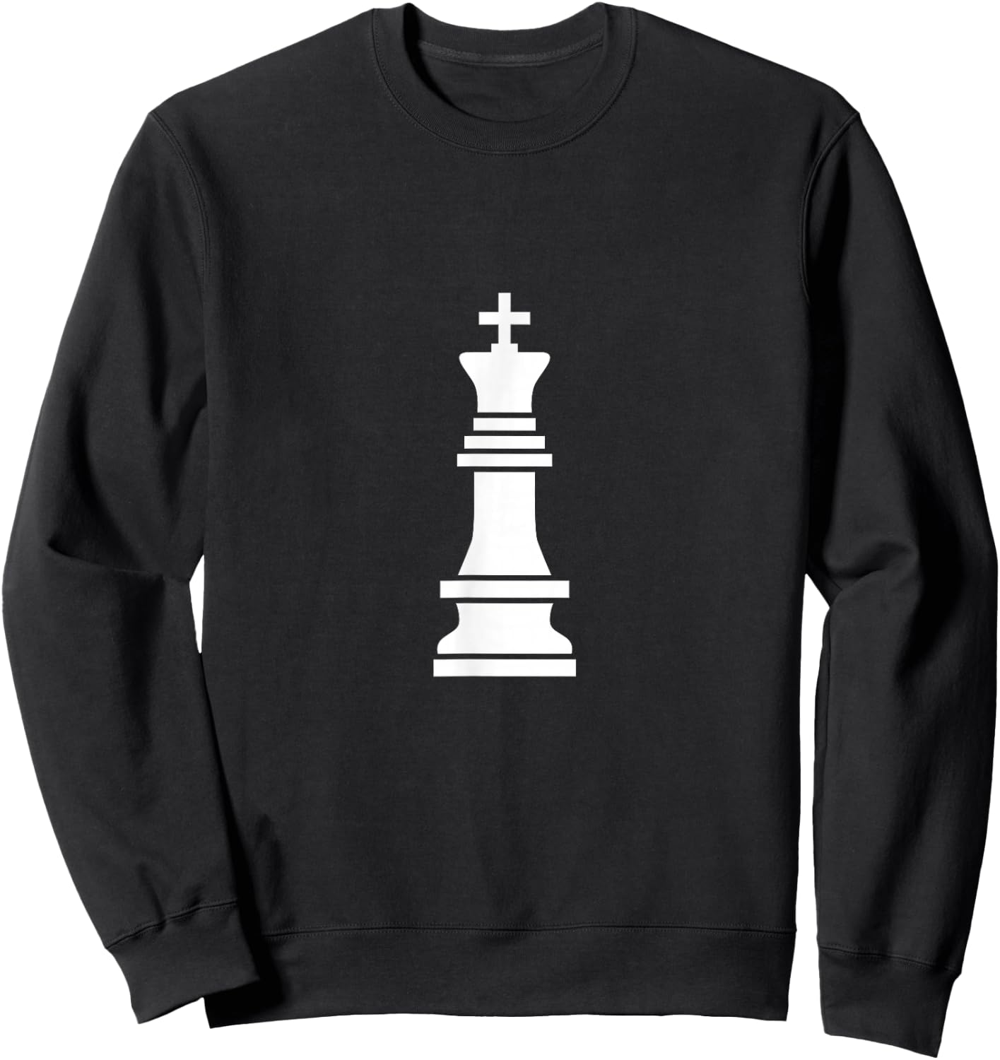 King Chess Piece Sweatshirt - Sweatshirt | Black