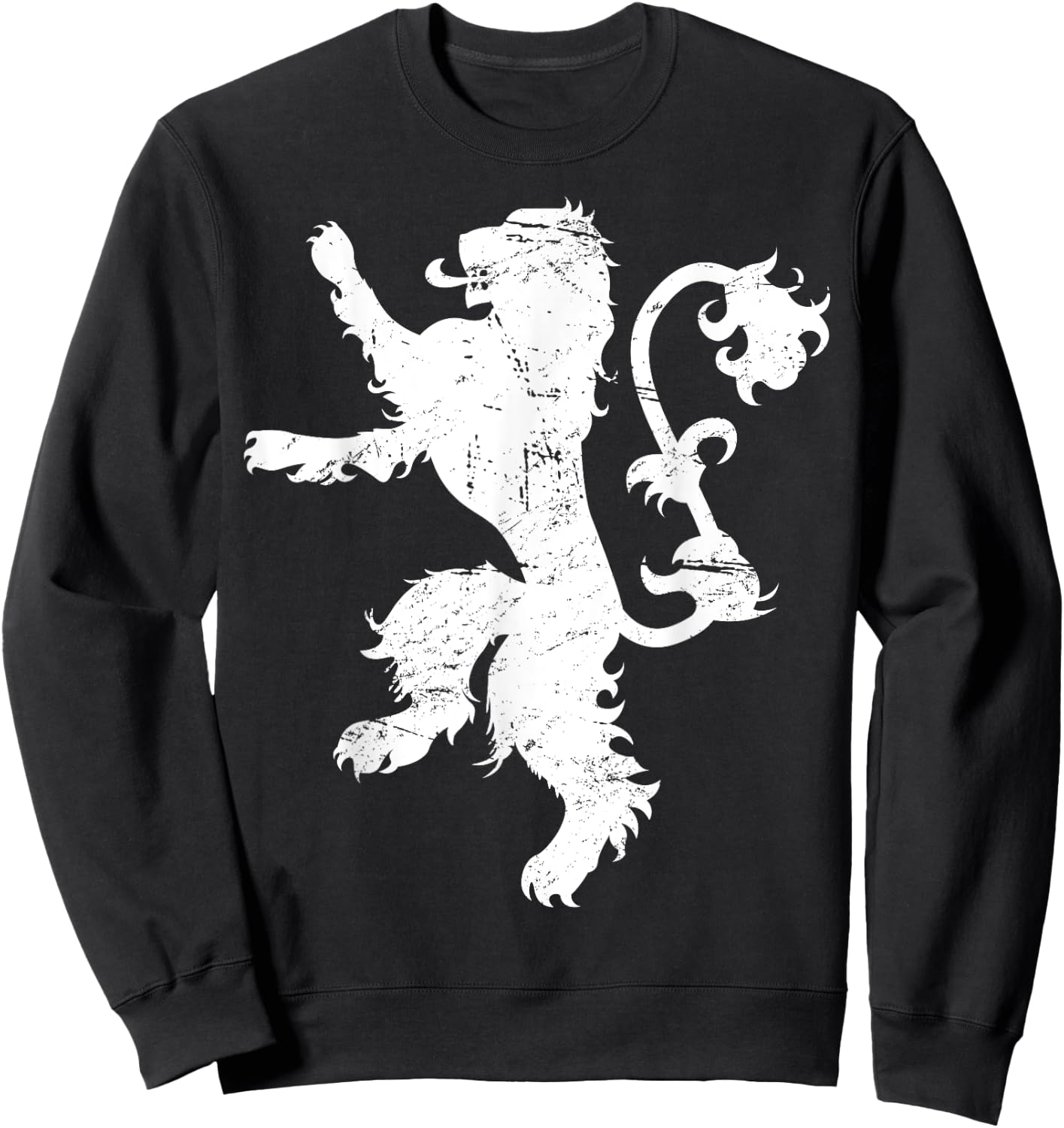 Distressed Lion Renaissance Festival Sweatshirt - Sweatshirt | Black