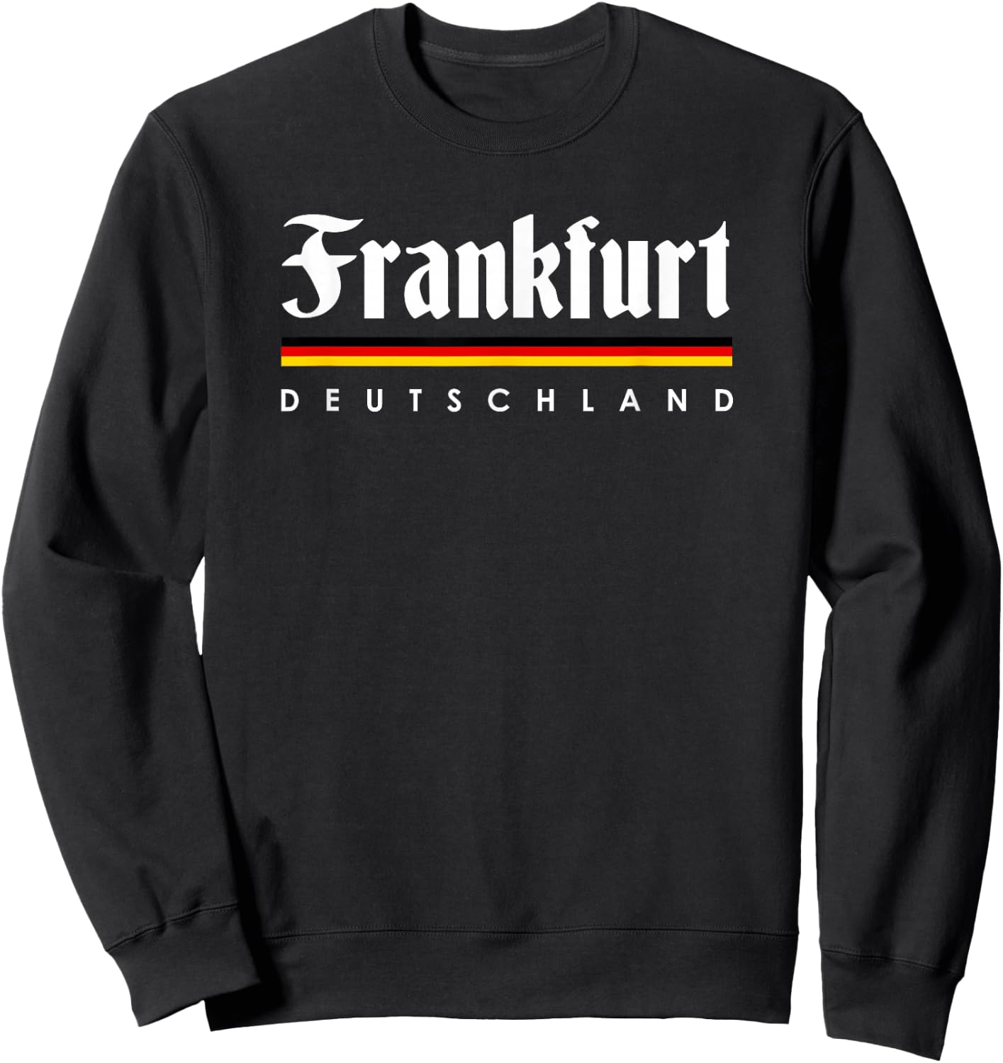 Frankfurt Germany Shirt Lustiges Hemd Souvenir Gift Sweatshirt - Sweatshirt | Black