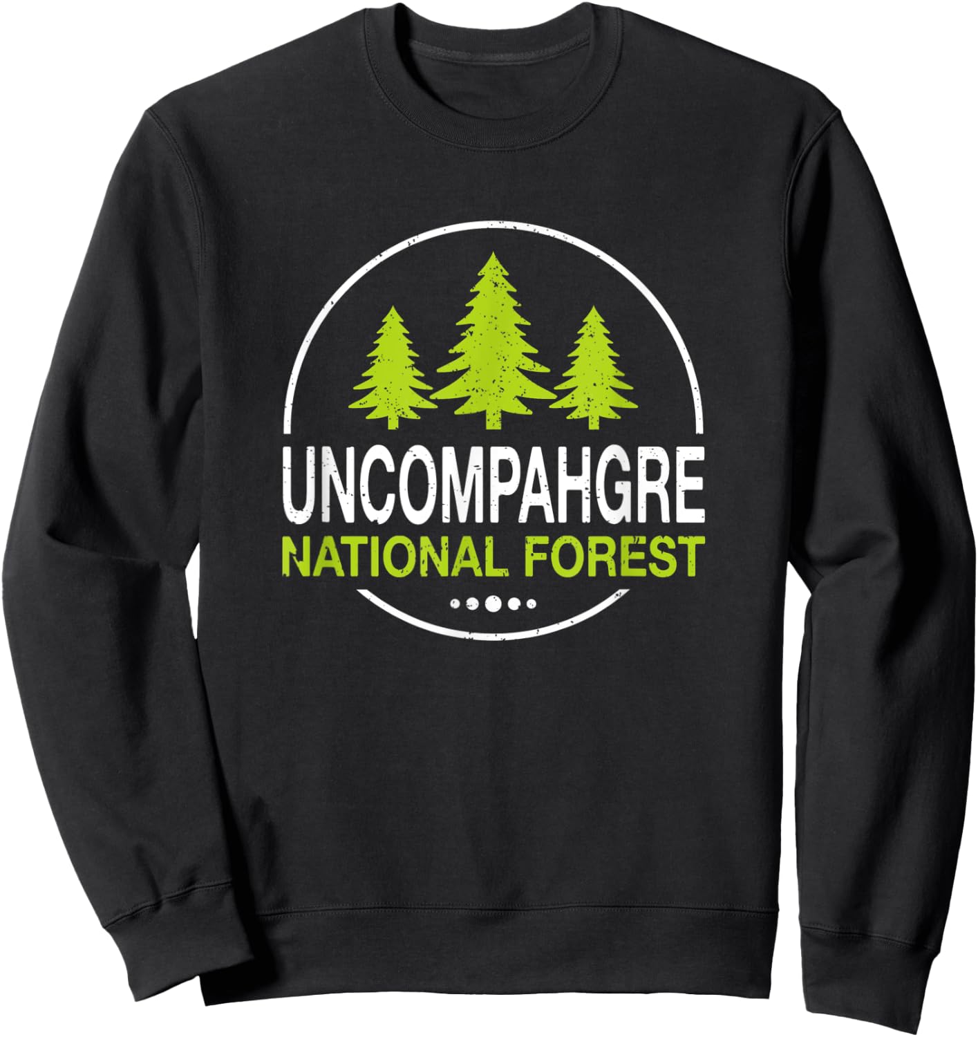 Uncompahgre National Forest Sweatshirt - Sweatshirt | Black
