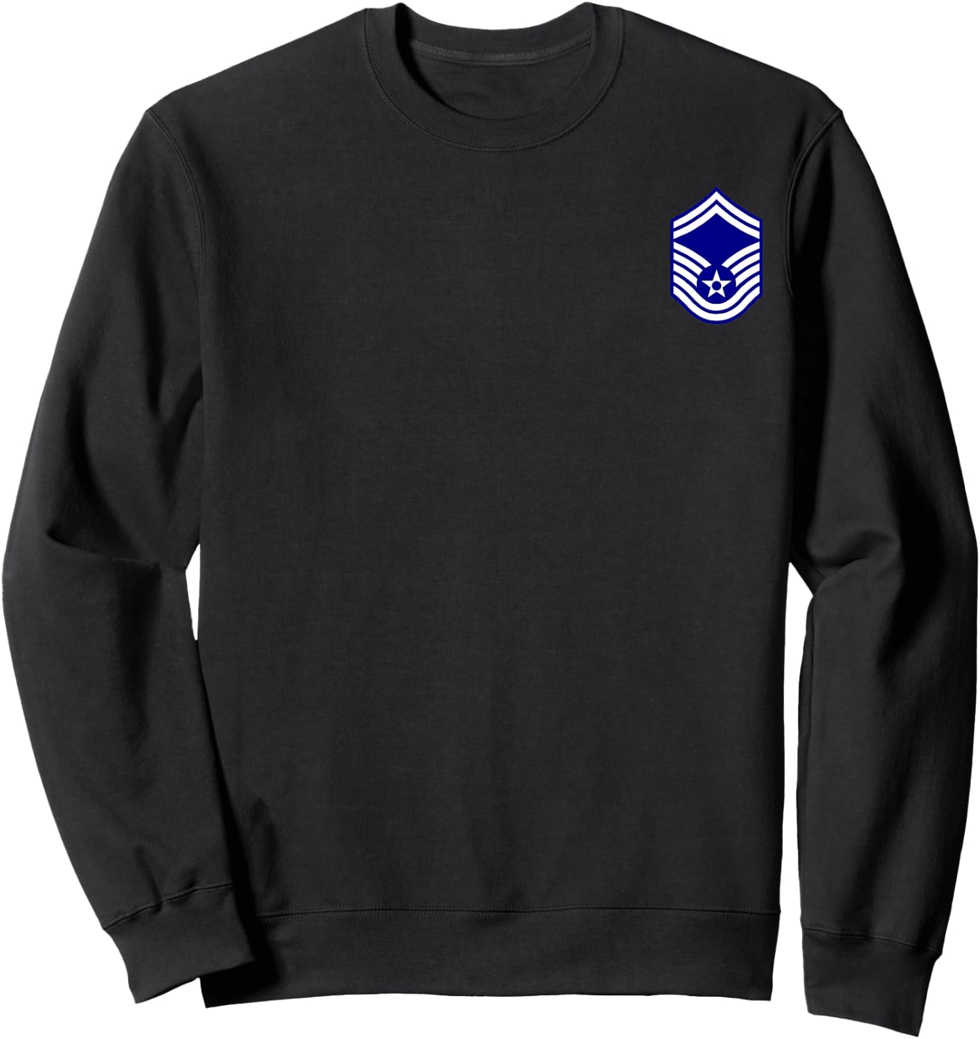 Air Force Senior Master Sergeant Military Veteran Sweatshirt - Sweatshirt | Black