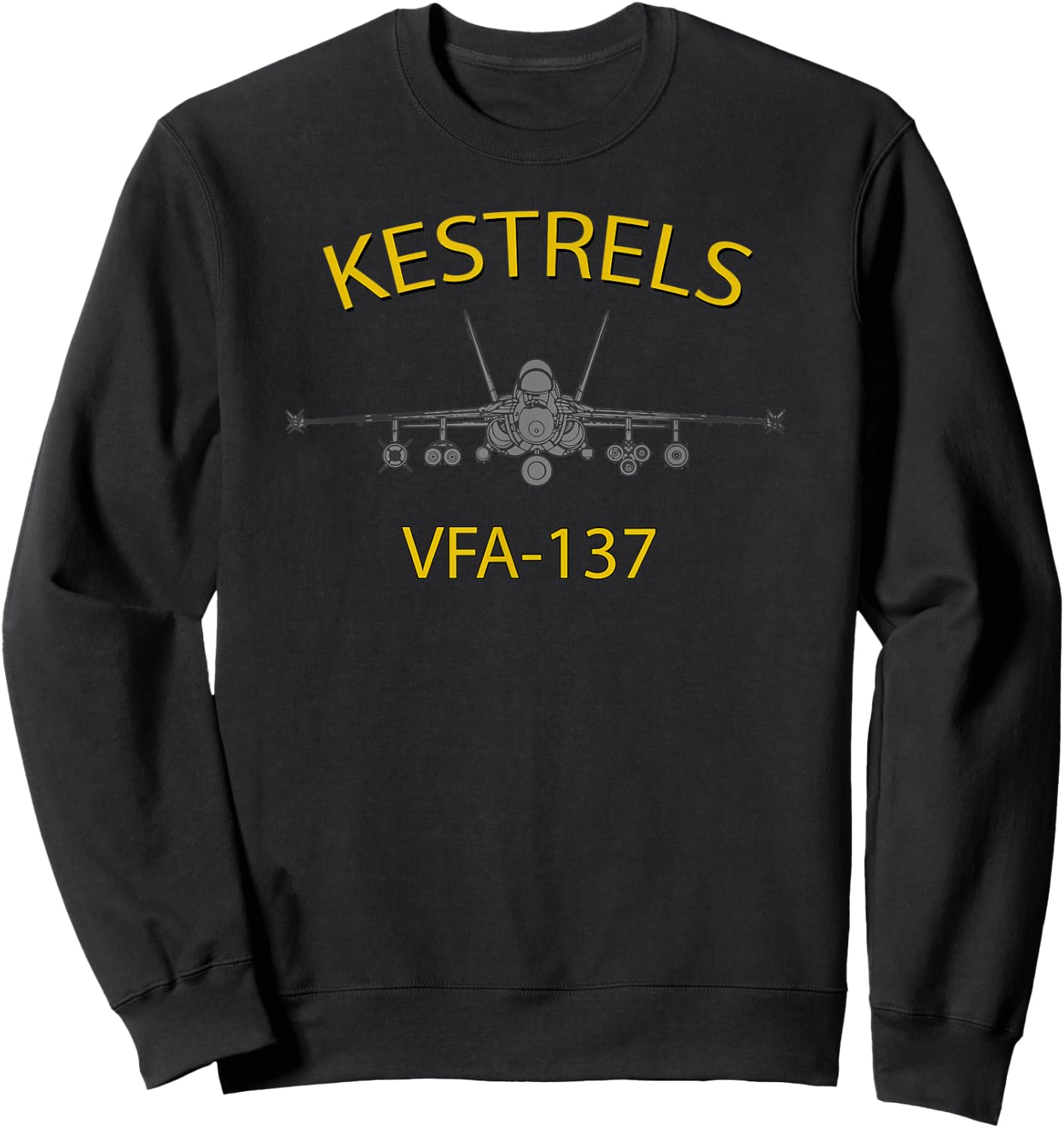VFA-137 "Kestrels" Squadron F-18 Super Hornet Sweatshirt - Sweatshirt | Black
