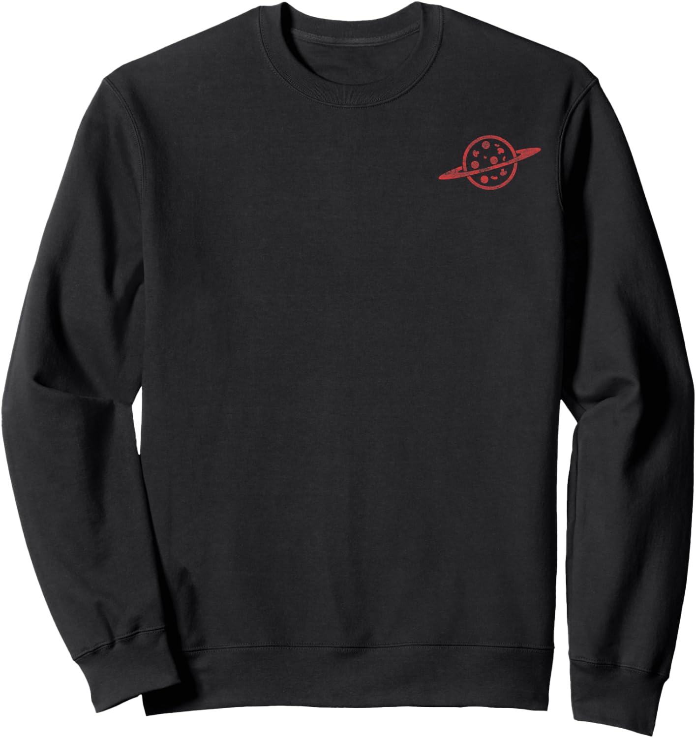 Disney Pixar Toy Story Pepperoni Pizza Planet Logo Sweatshirt - Sweatshirt | Black