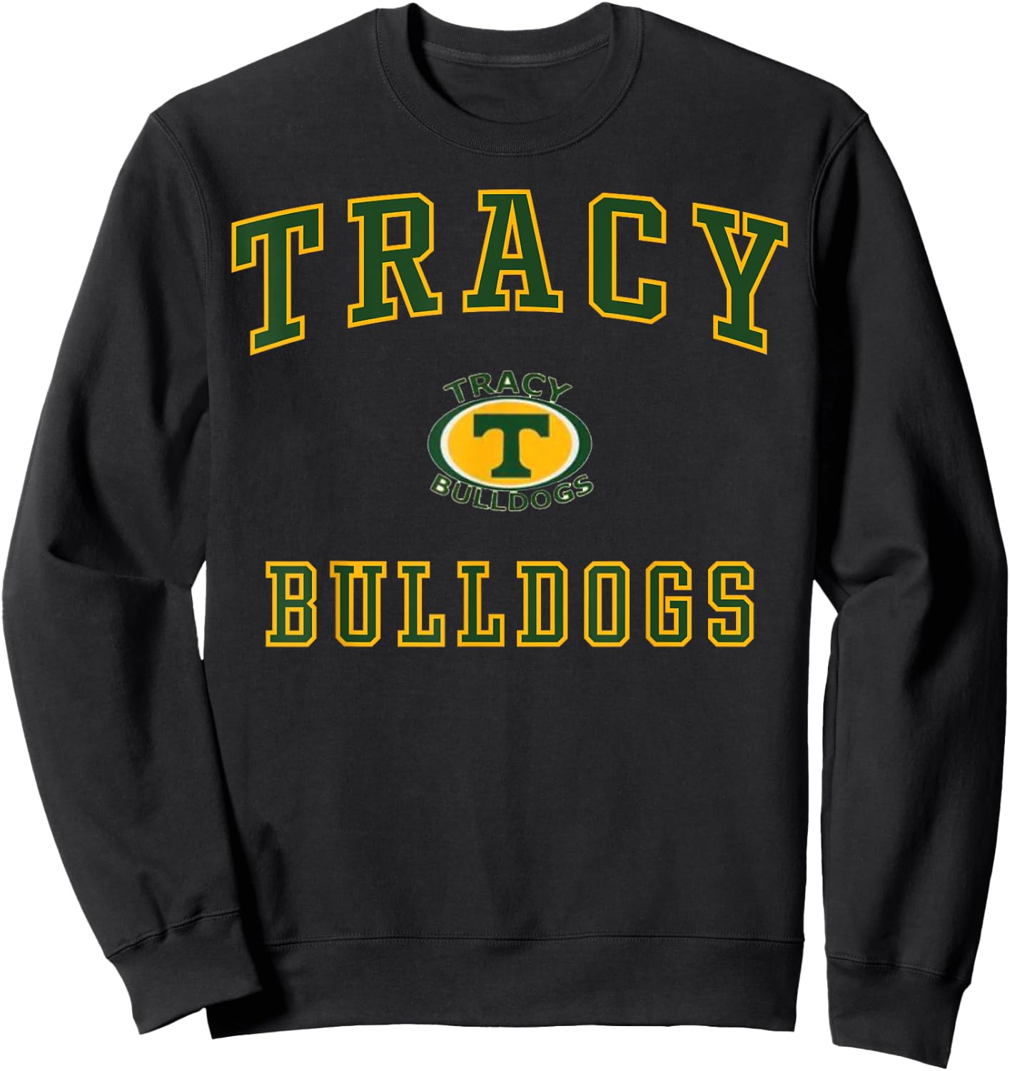 Tracy High School Bulldogs C1 Sweatshirt - Sweatshirt | Black