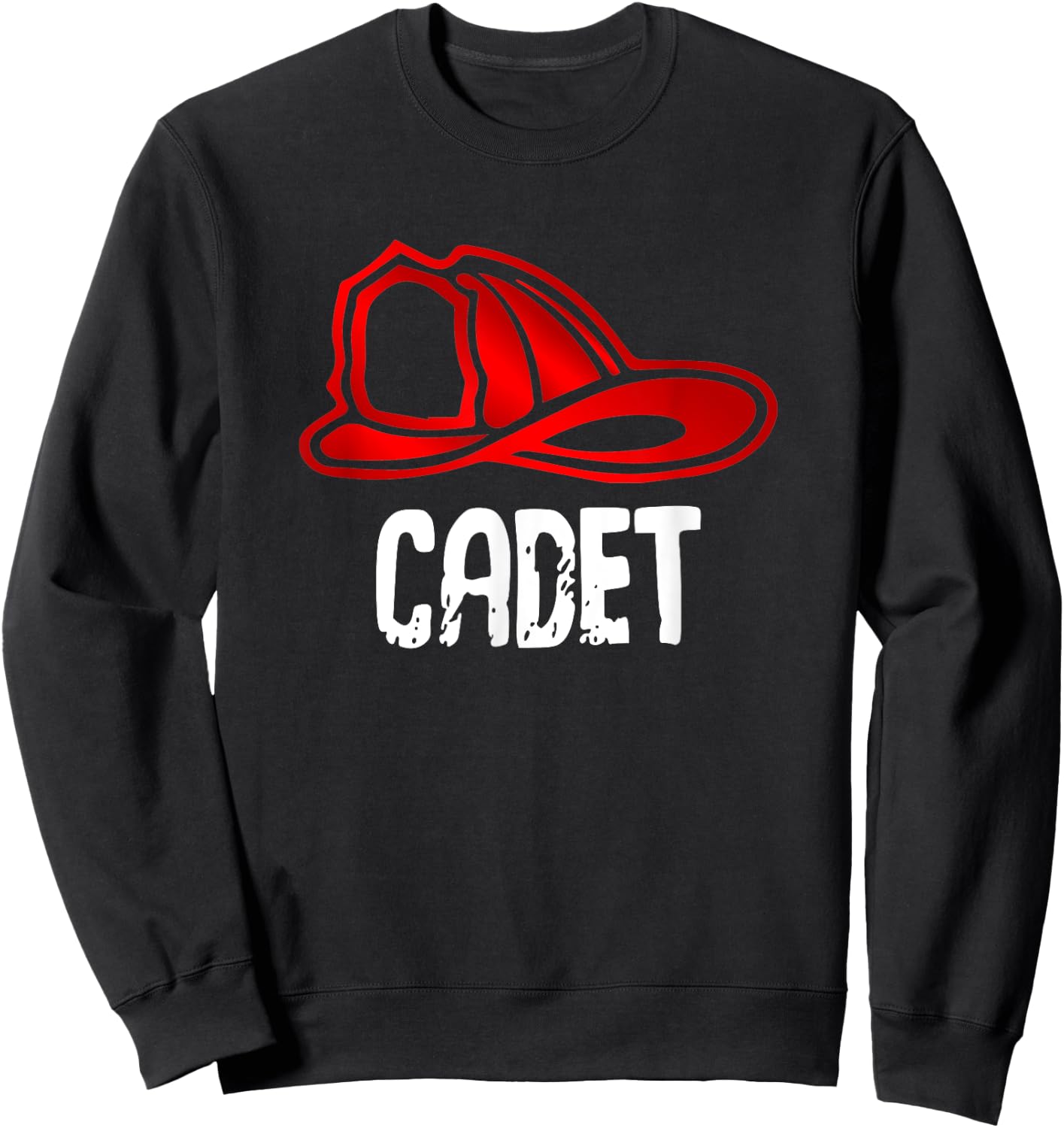 Cadet Firefighter Gift Shirt - Fire Company Sweatshirt - Sweatshirt | Black