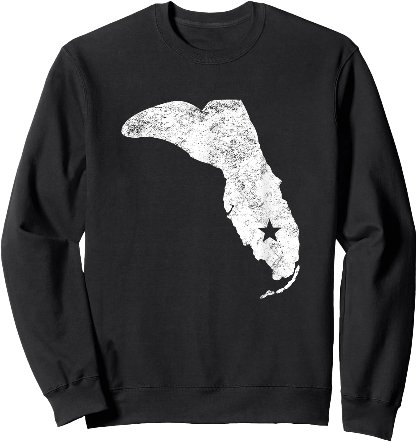 Florida Cowboy Boot Ranch Cowgirl Rodeo Gift Floridian Sweatshirt - Sweatshirt | Black
