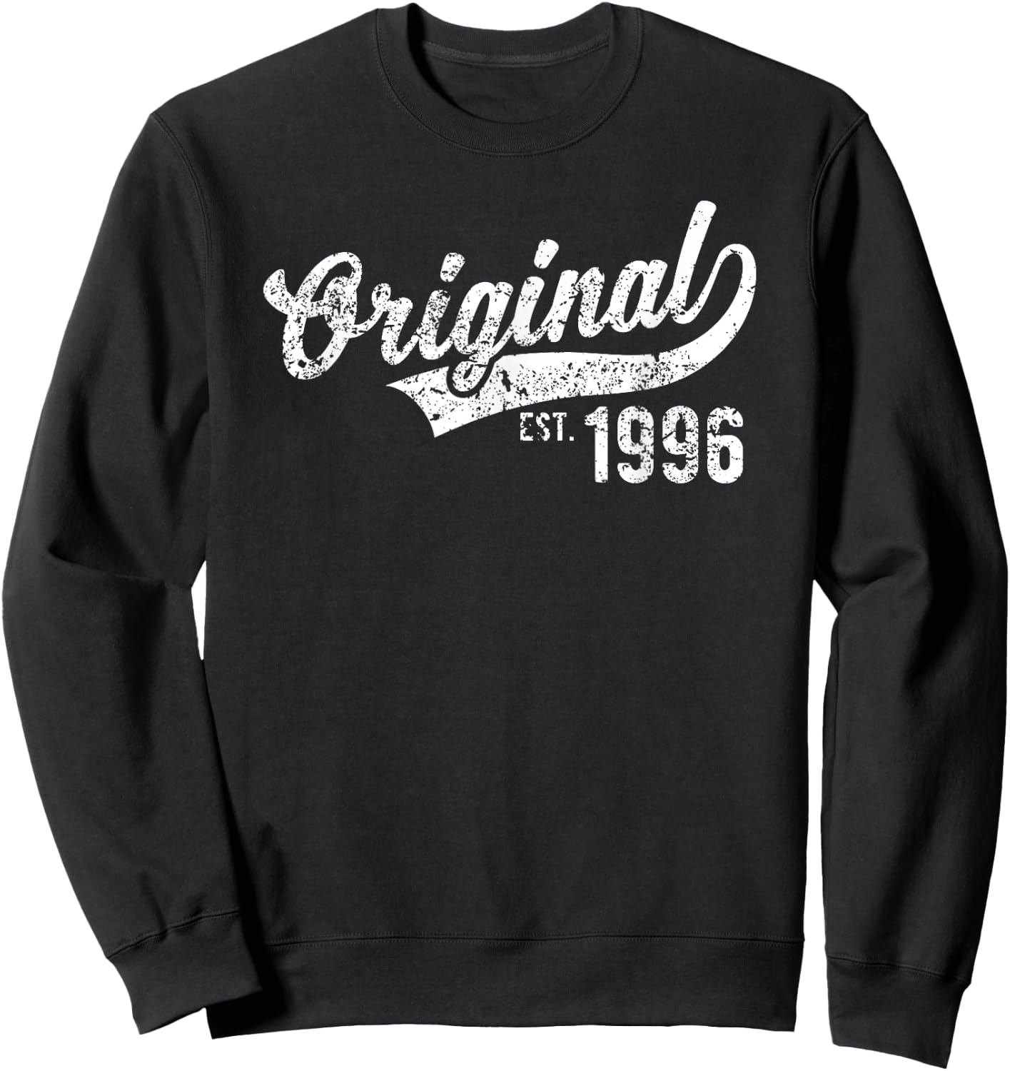 Original Est. 1996 Vintage Birthday Gift Sweatshirt - Sweatshirt | Black