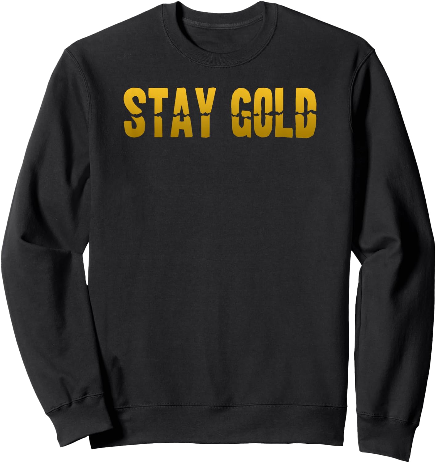 Stay Gold, Classic 80s Sweatshirt - Sweatshirt | Black