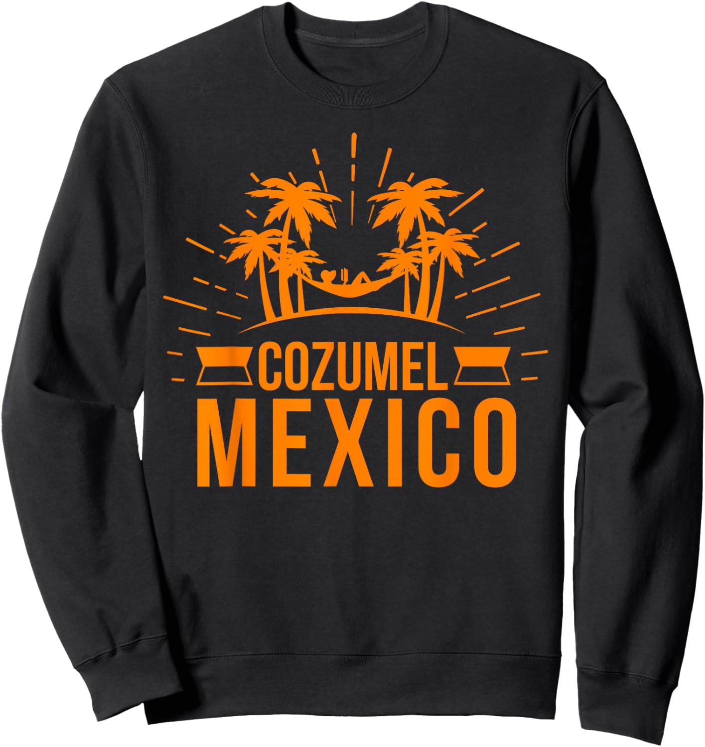 Cozumel Mexico Souvenir Gift Traveler Men/Women Sweatshirt - Sweatshirt | Black