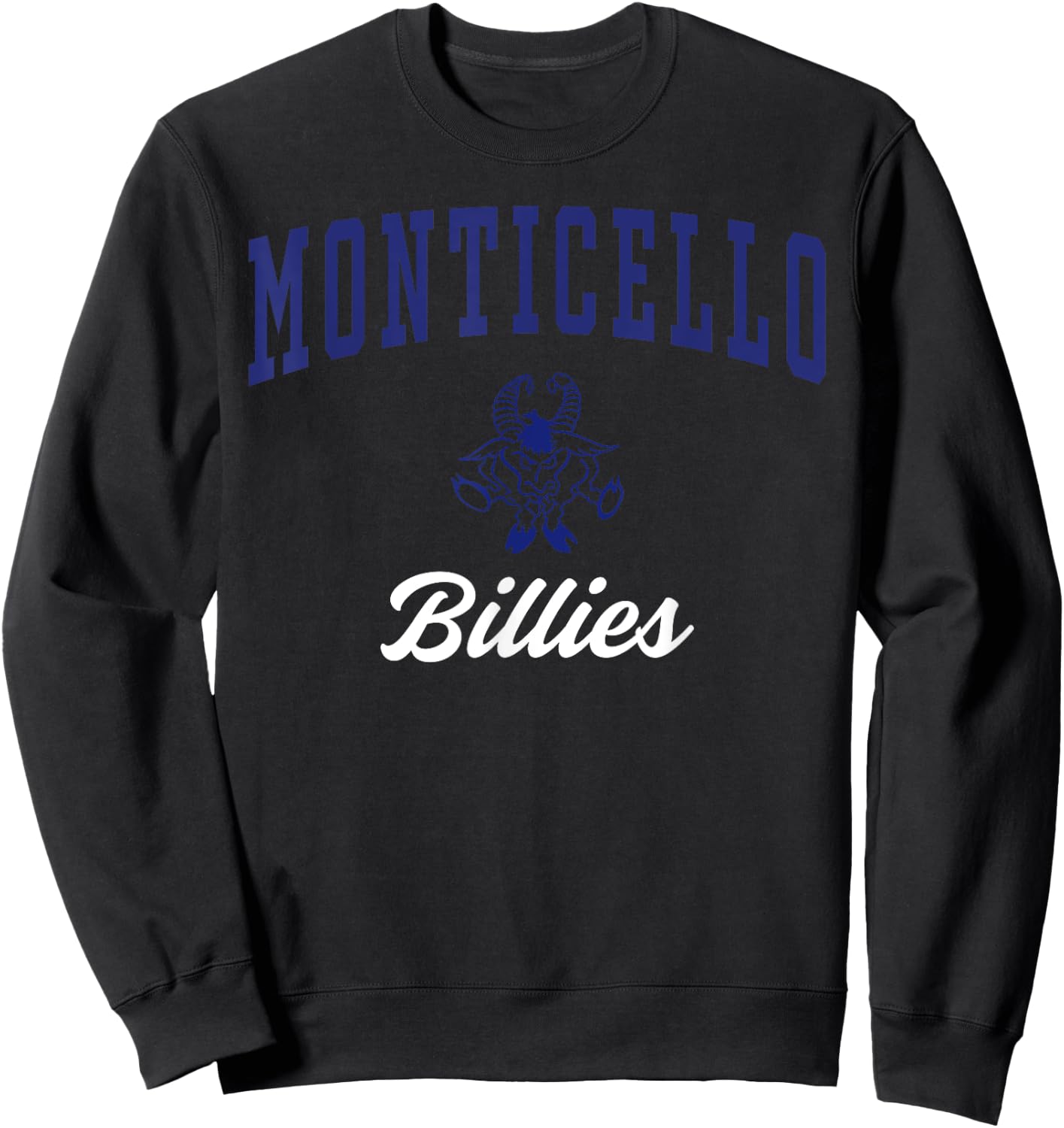 Monticello High School Billies C3 Sweatshirt - Sweatshirt | Black