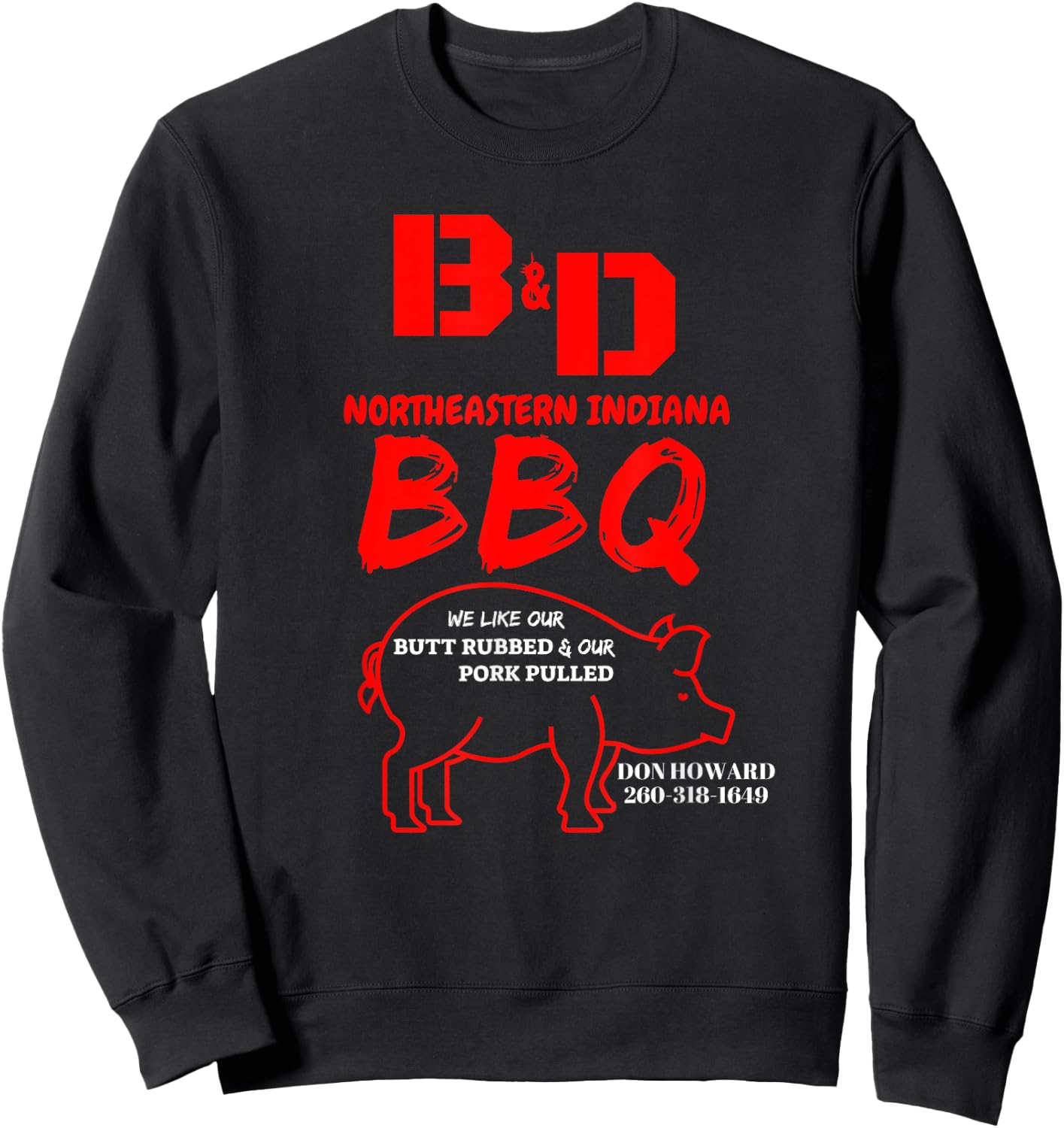 B&D BBQ , Grill Masters for Hire Sweatshirt - Sweatshirt | Black