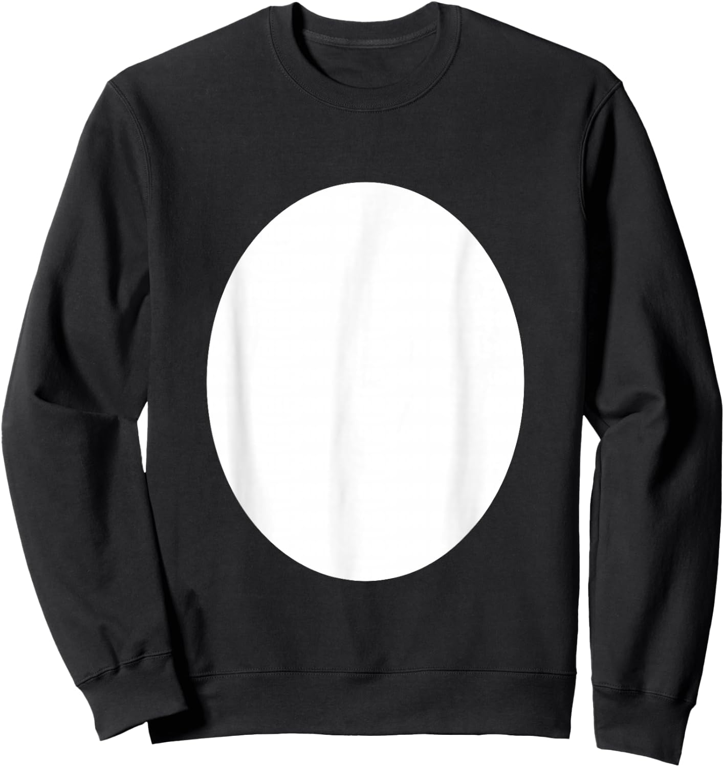 Black White Panda Bear Halloween Costume Cute Animal Belly Sweatshirt - Sweatshirt | Black