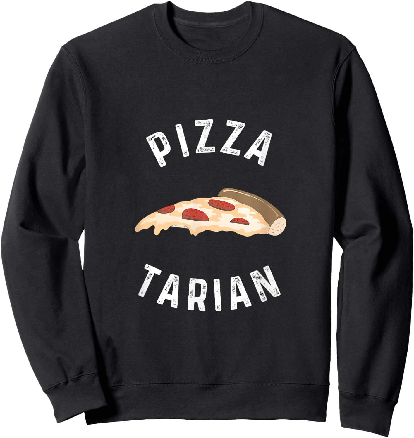 Pizzatarian T shirt Sweatshirt - Sweatshirt | Black