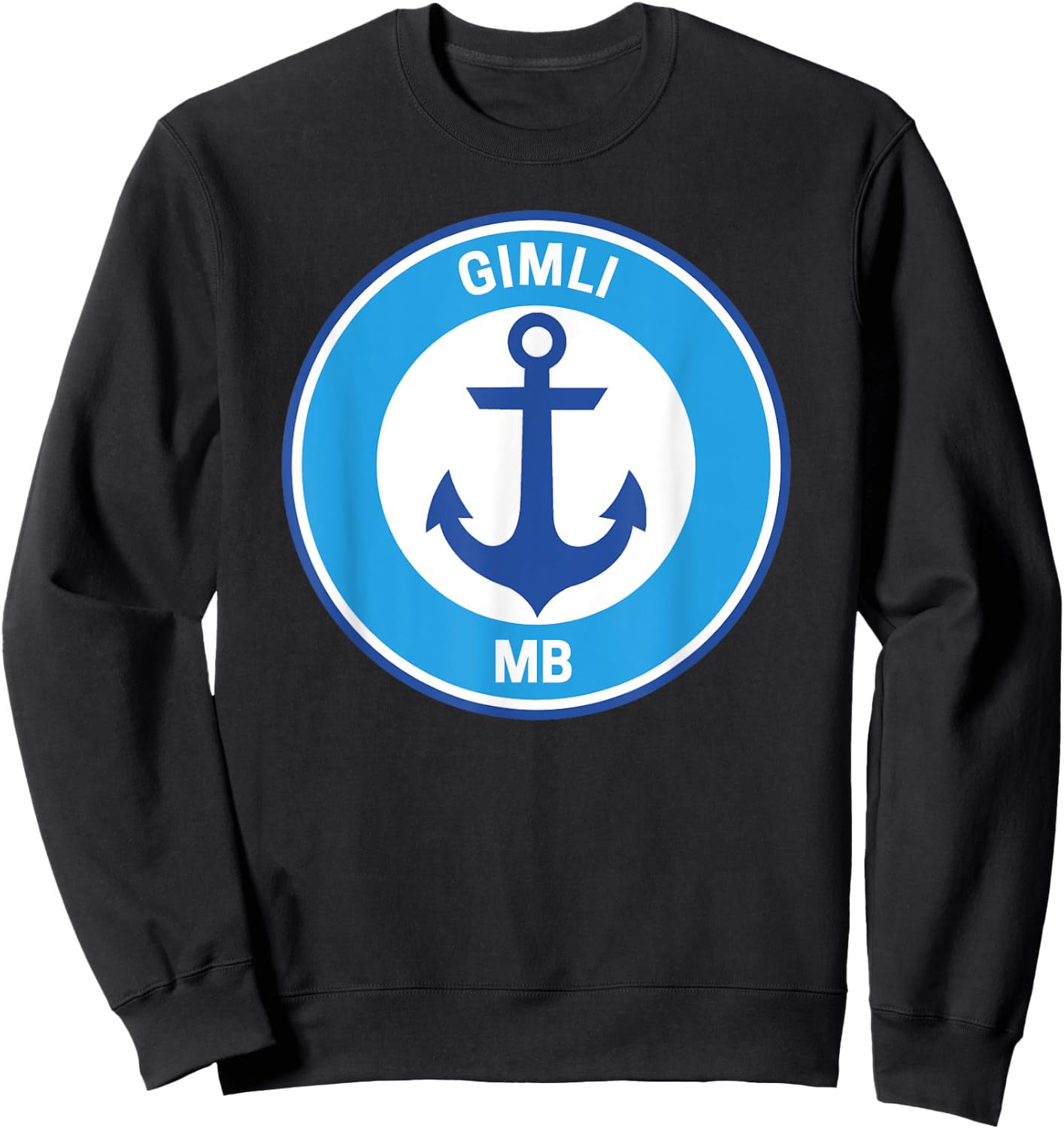 Vintage Gimli Manitoba Sweatshirt - Sweatshirt | Black