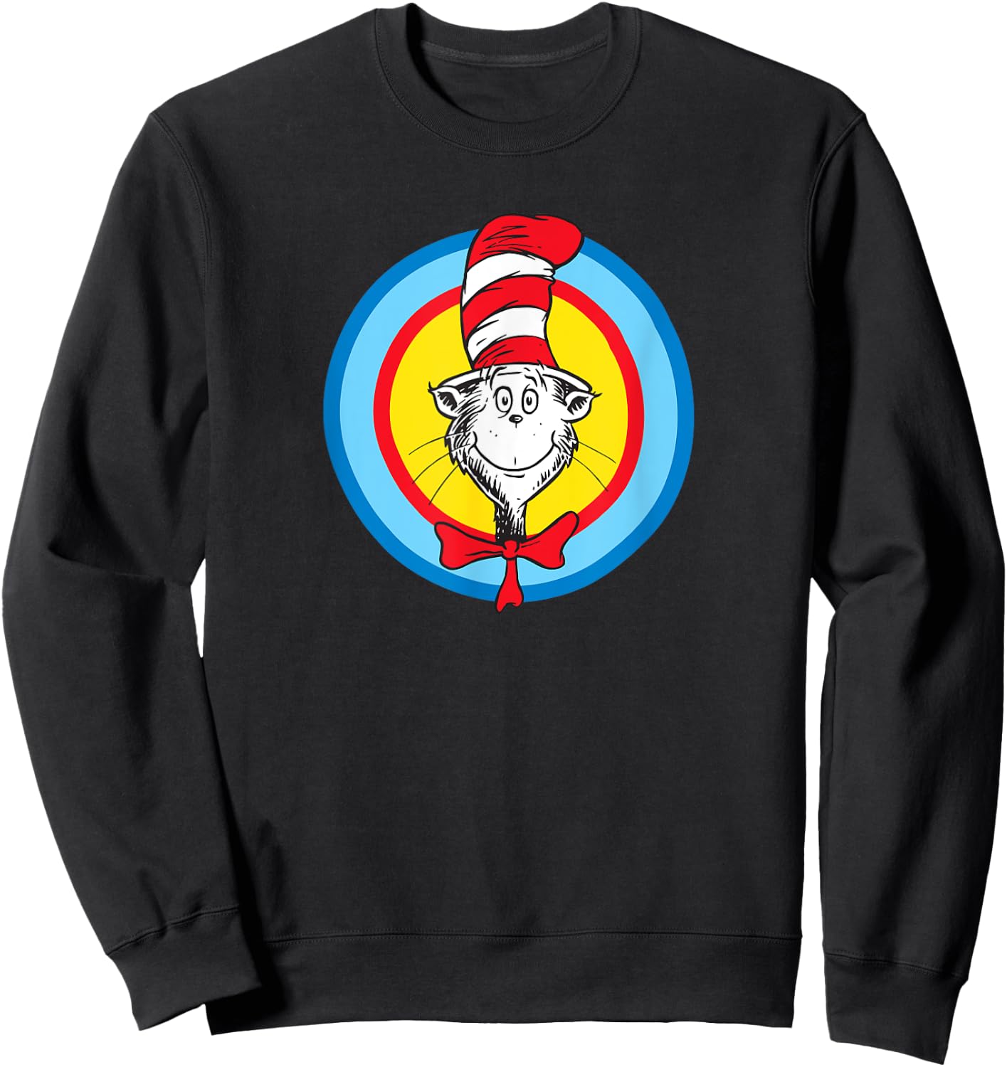 Dr. Seuss Bull's-eye Cat Sweatshirt - Sweatshirt | Black