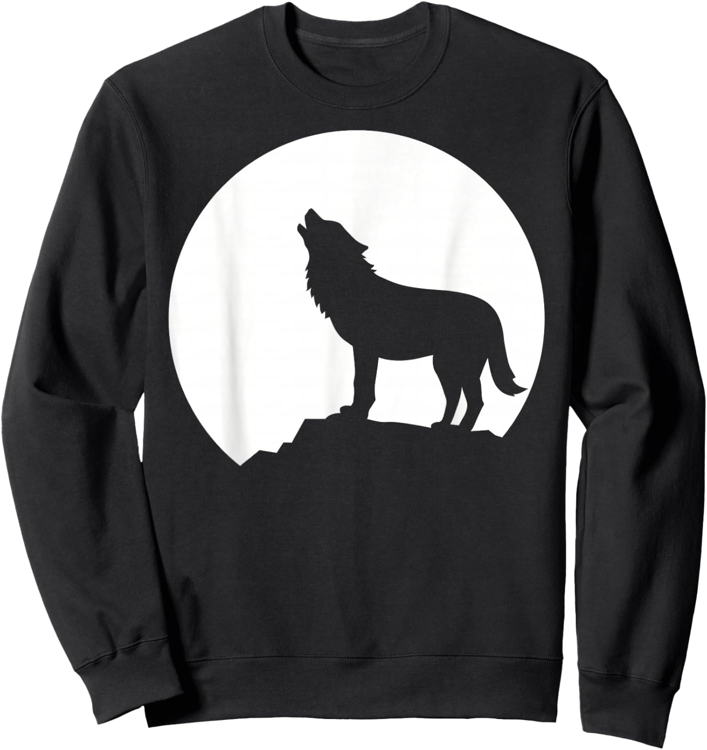 Wolf Moon Sweatshirt - Sweatshirt | Black
