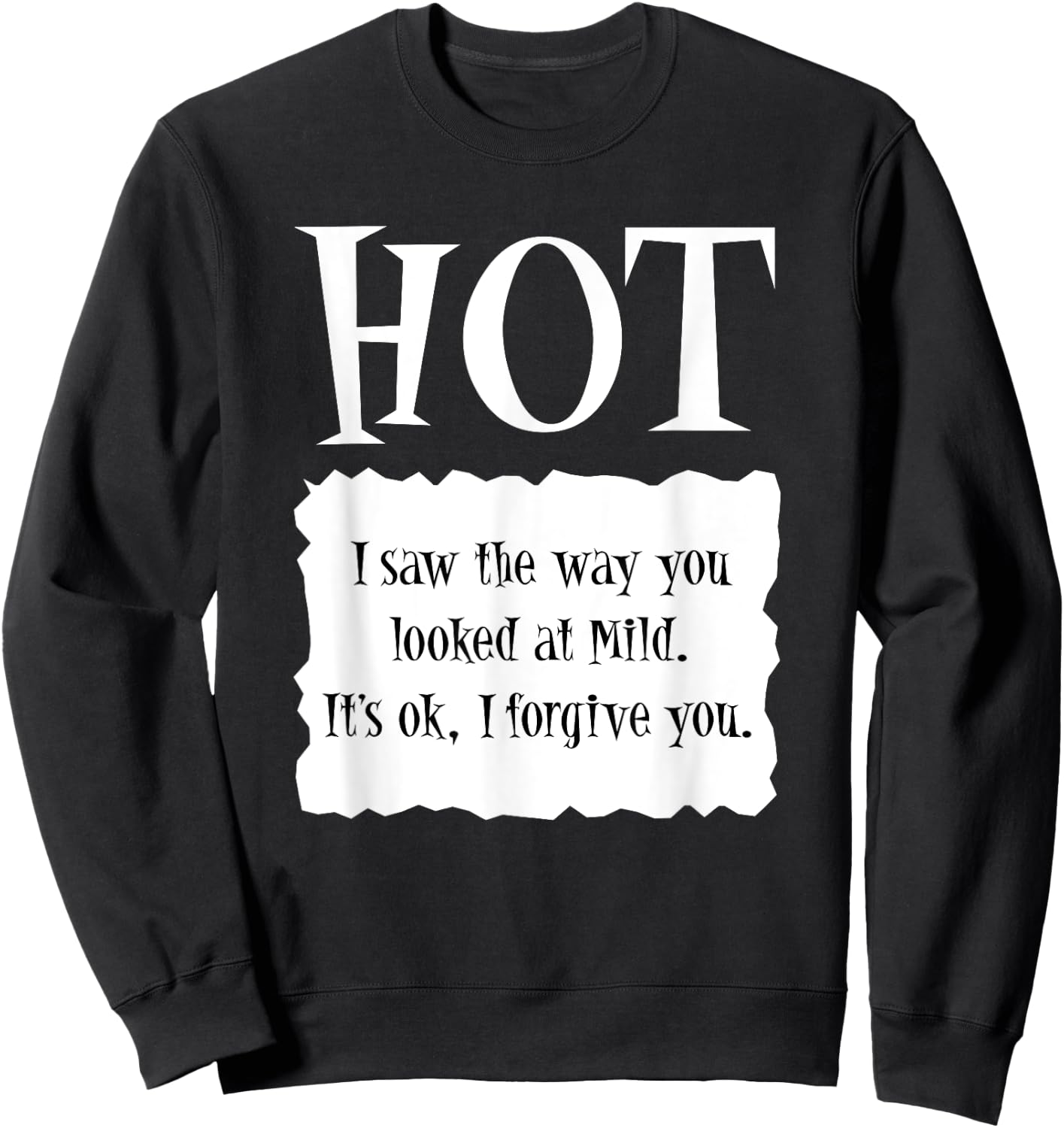 HOT - Hot Packet Halloween Taco Costume Sweatshirt - Sweatshirt | Black