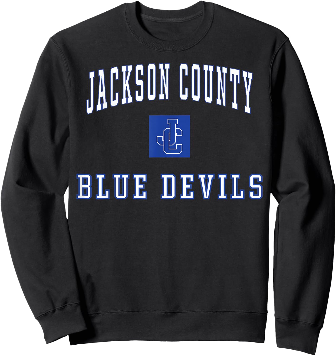 Jackson County High School Blue Devils C1 Sweatshirt - Sweatshirt | Black