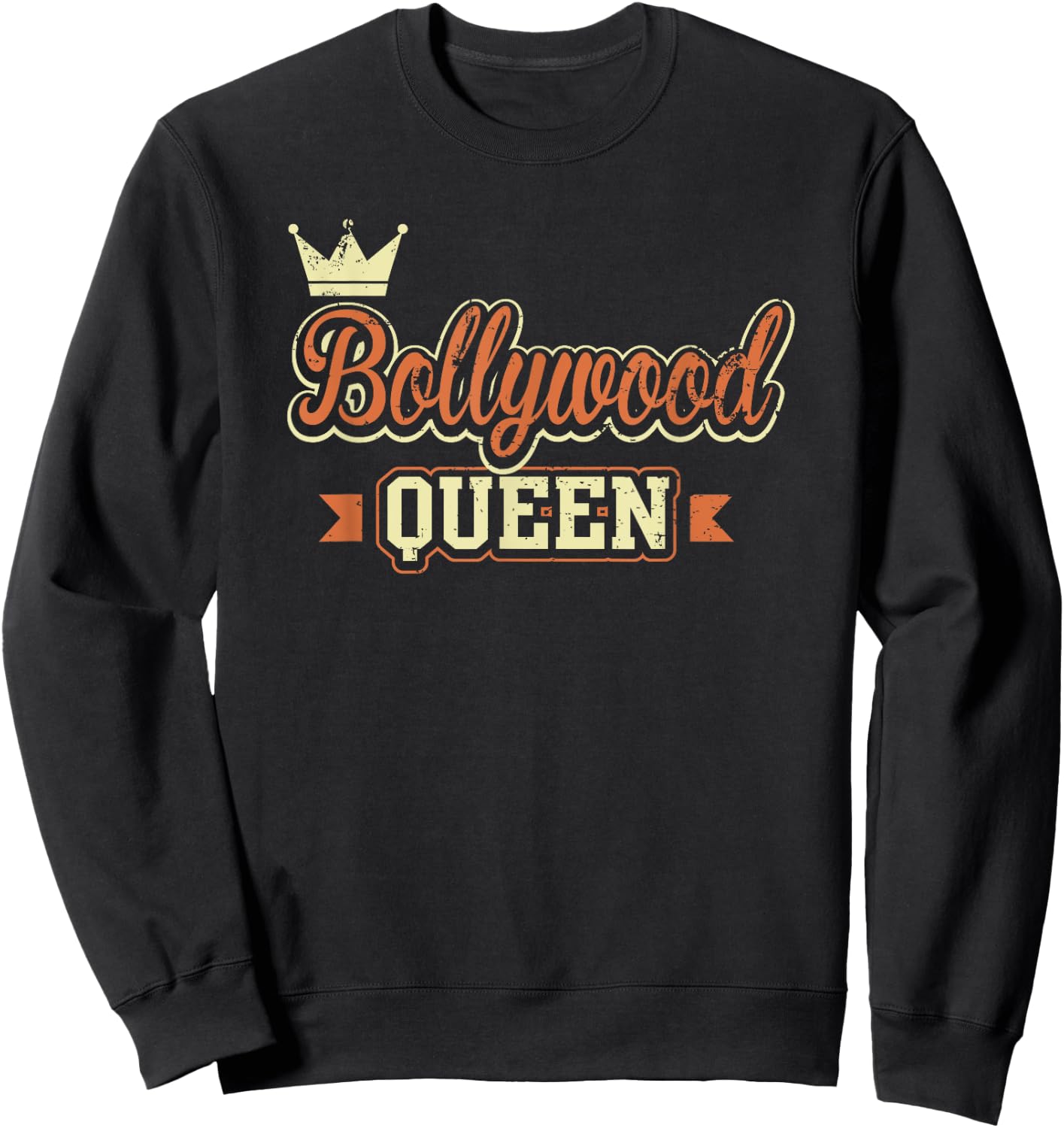 Bollywood Queen Funny Indian Hindi Movie Dance Cute Sweatshirt - Sweatshirt | Black
