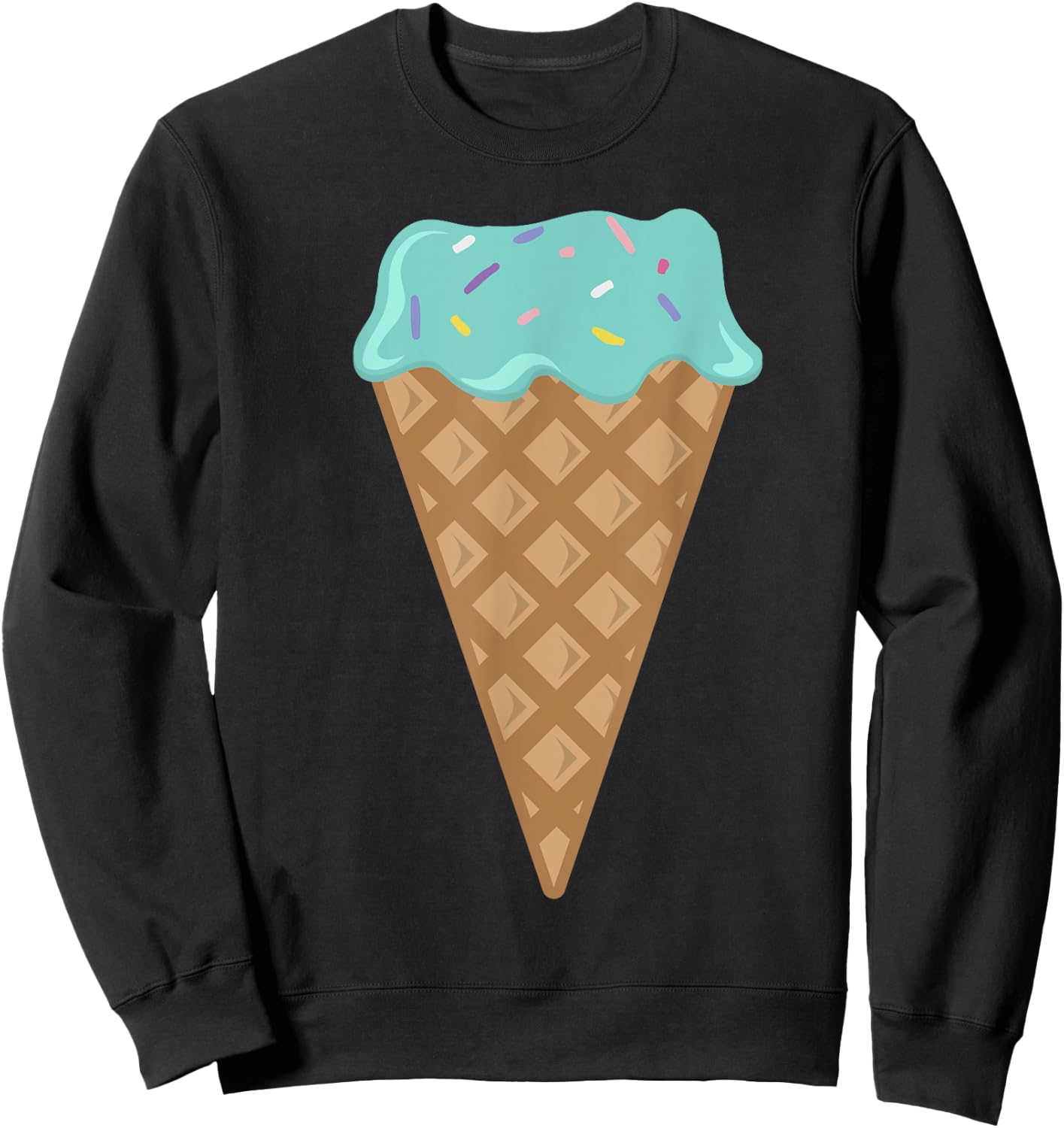 Funny Ice Cream - Gift Cool Kids And Toddlers Sweatshirt - Sweatshirt | Black
