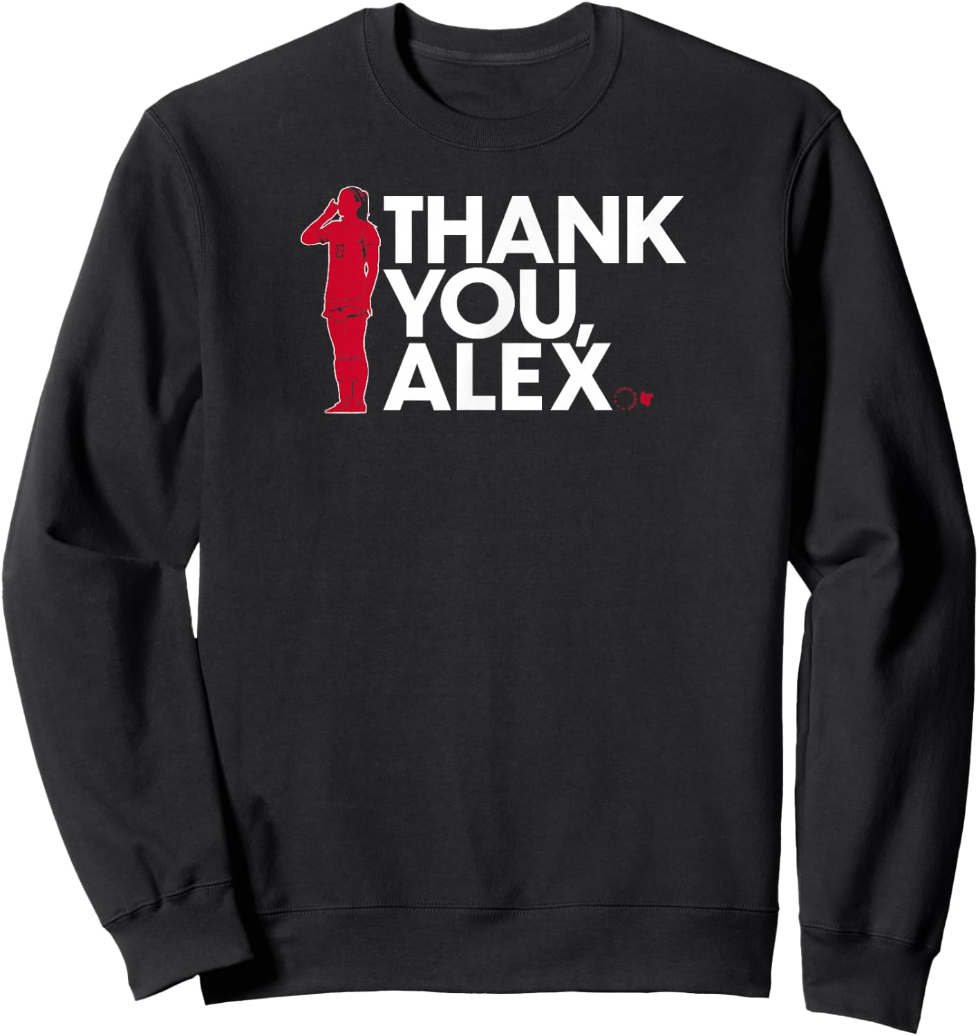 Alex Morgan - Thank You, Alex - United States Women's Soccer Sweatshirt - Sweatshirt | Black