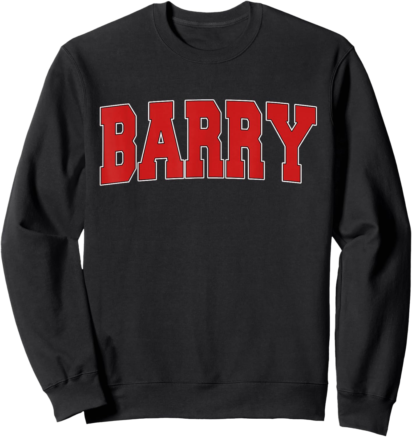 BARRY UNITED KINGDOM Varsity Style Vintage Retro UK Sports Sweatshirt - Sweatshirt | Black