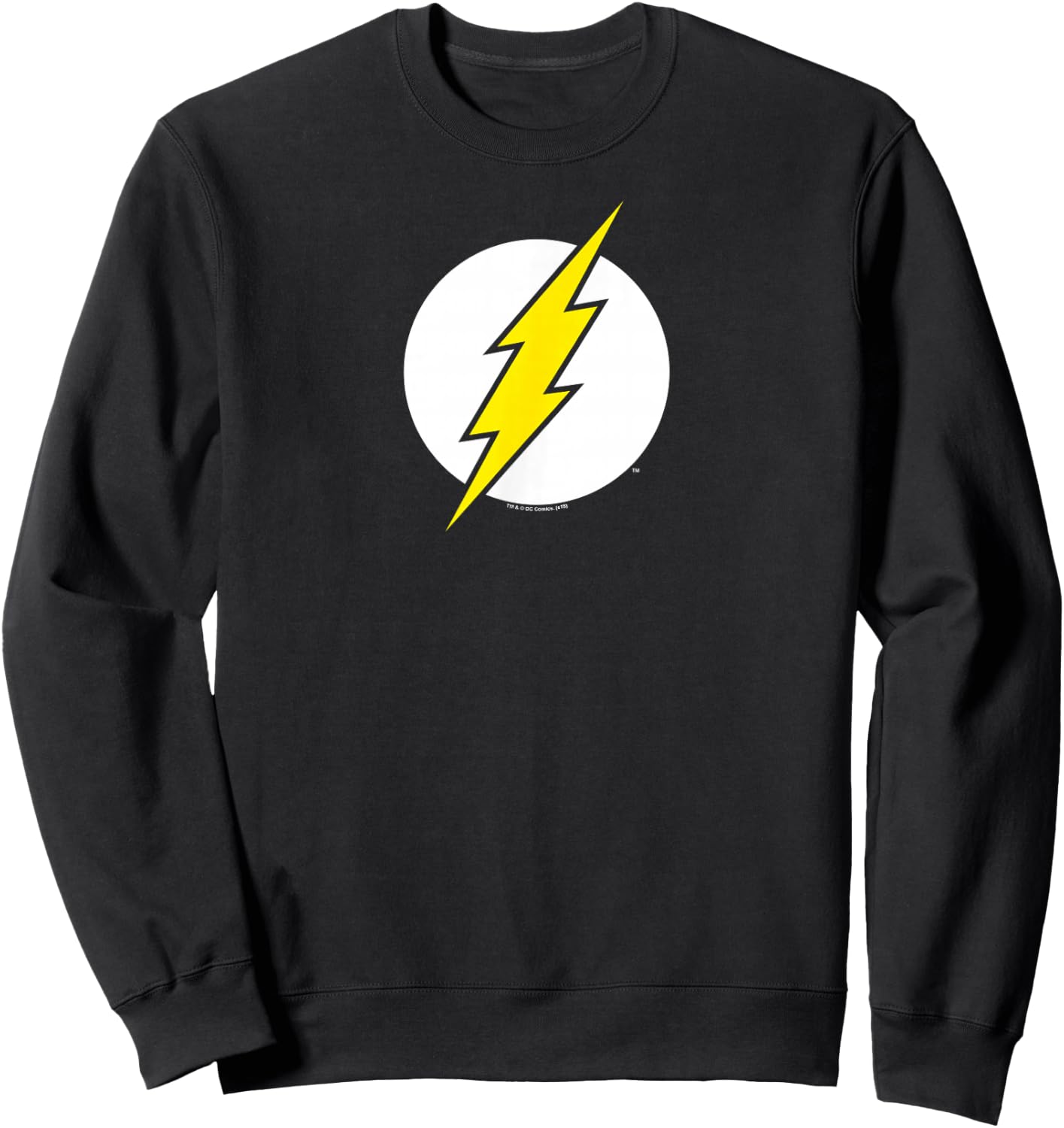 The Flash Logo Sweatshirt - Sweatshirt | Black
