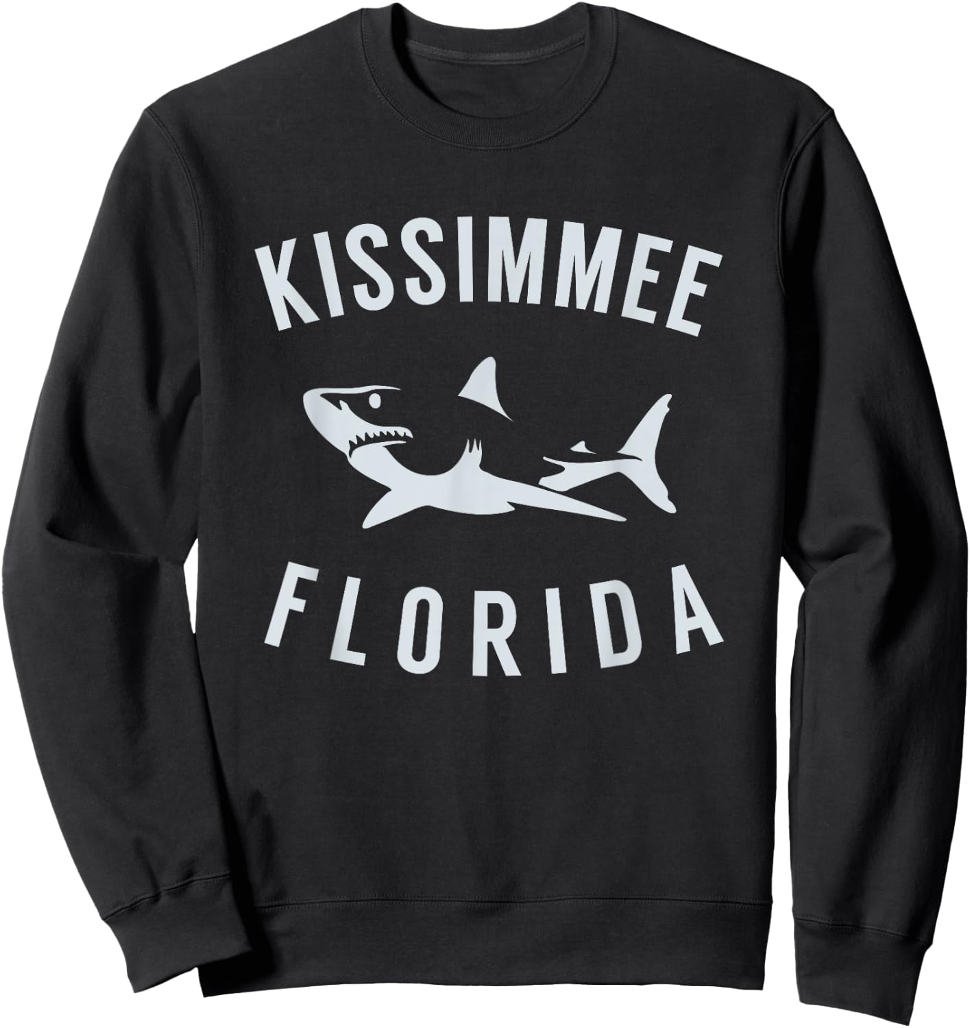 Kissimmee Florida T Shirt Shark FL Souvenirs Sweatshirt - Sweatshirt | Black