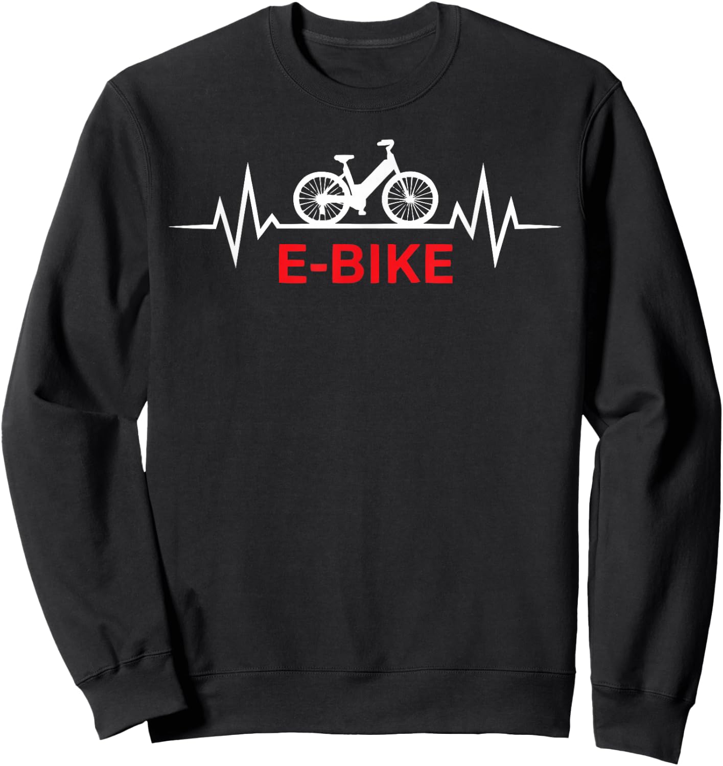 E-Bike Electric Bicycle Owner Environmentaly Friendly Sweatshirt - Sweatshirt | Black